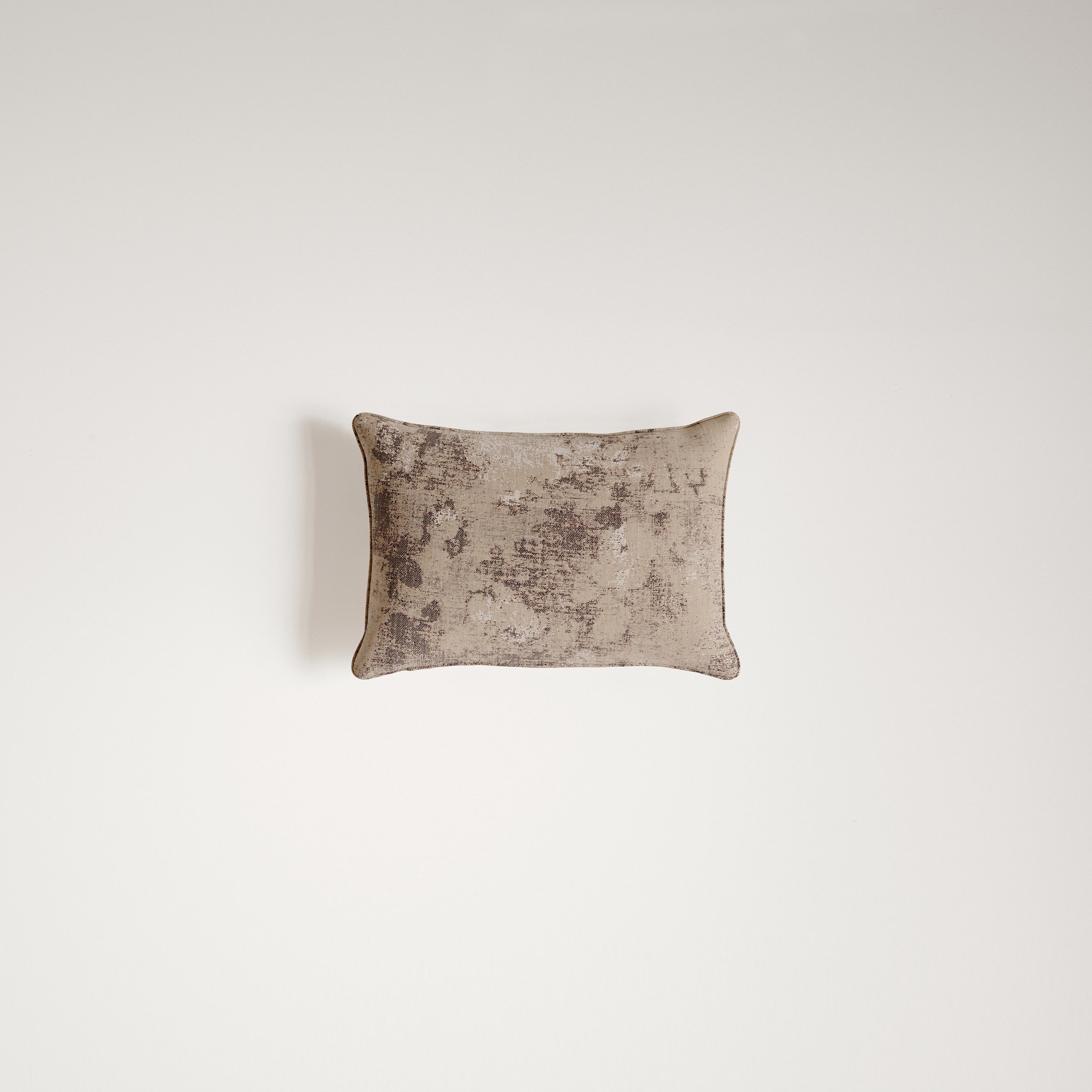 PIPED Pillow beige with brown