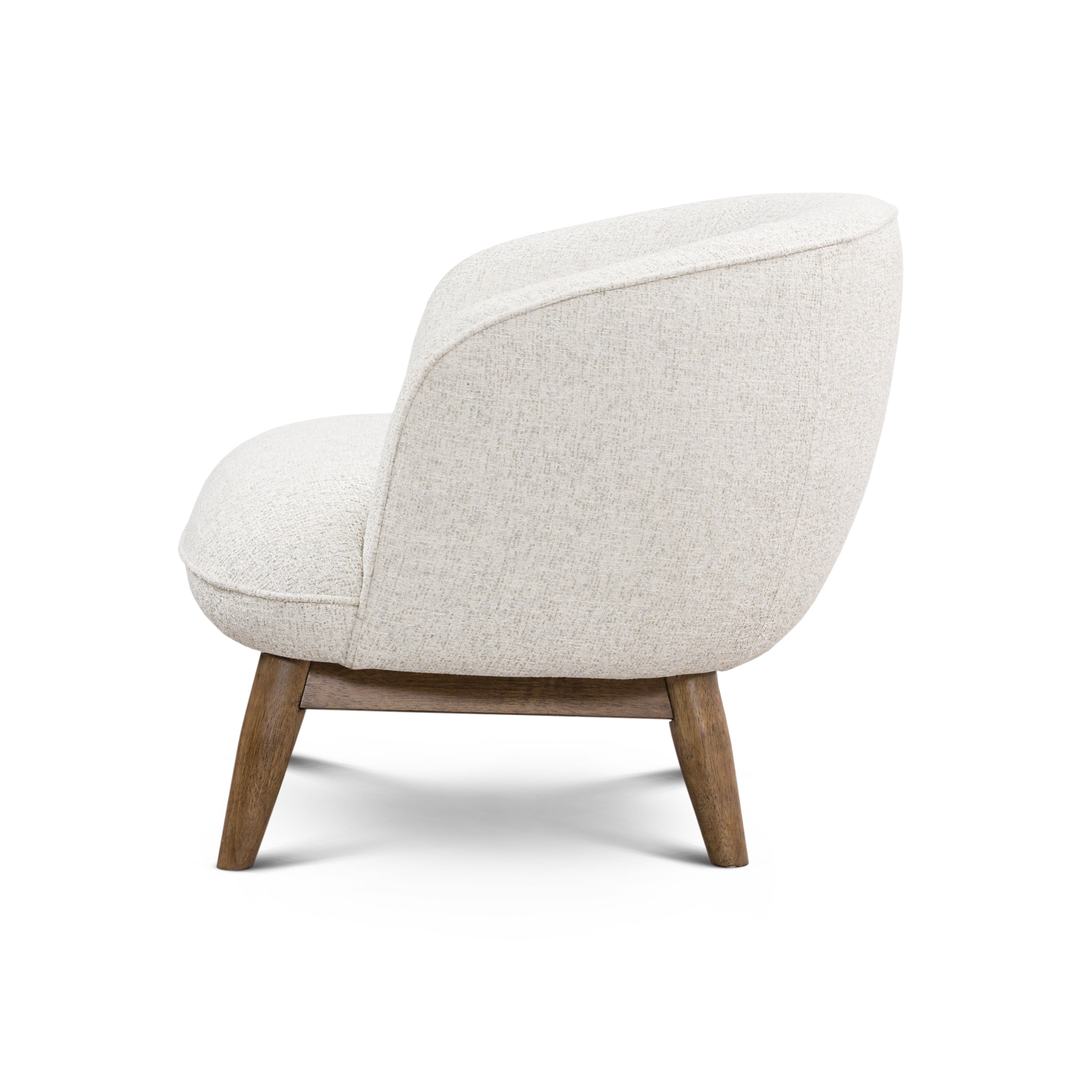 Čalúnené kreslo BENTON s drevenou základňou