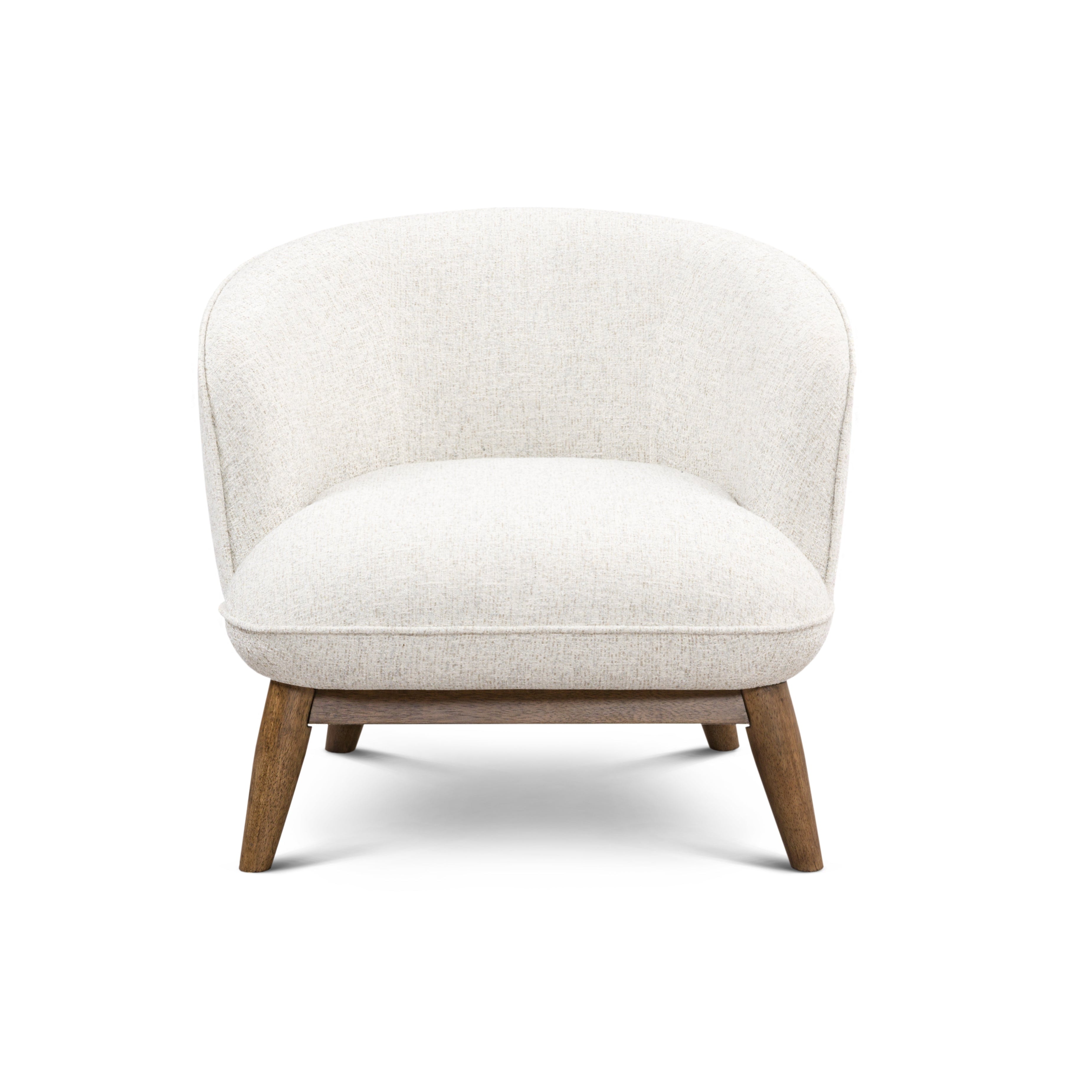 Čalúnené kreslo BENTON s drevenou základňou