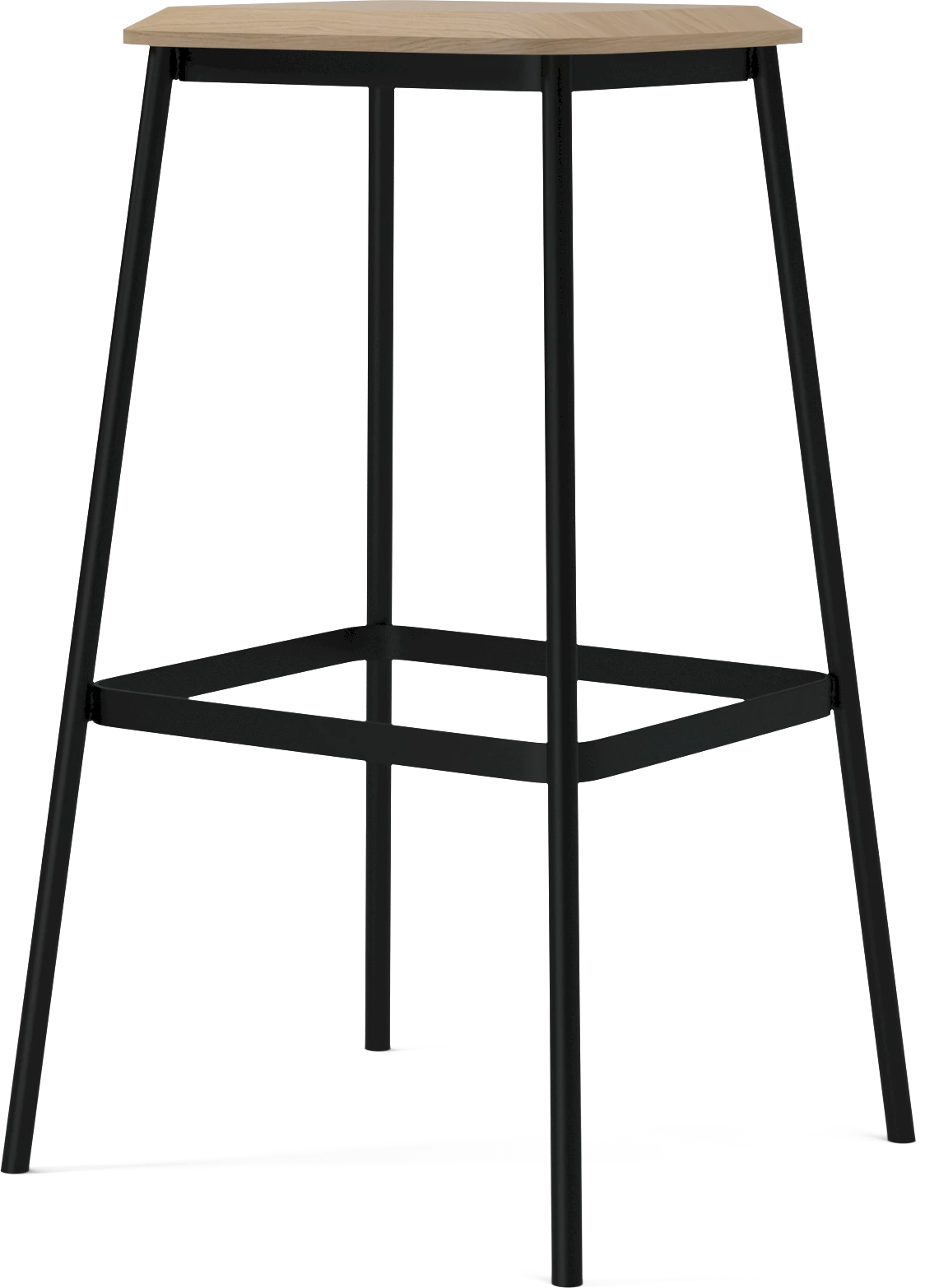 Hoker FACET bielené dubové drevo