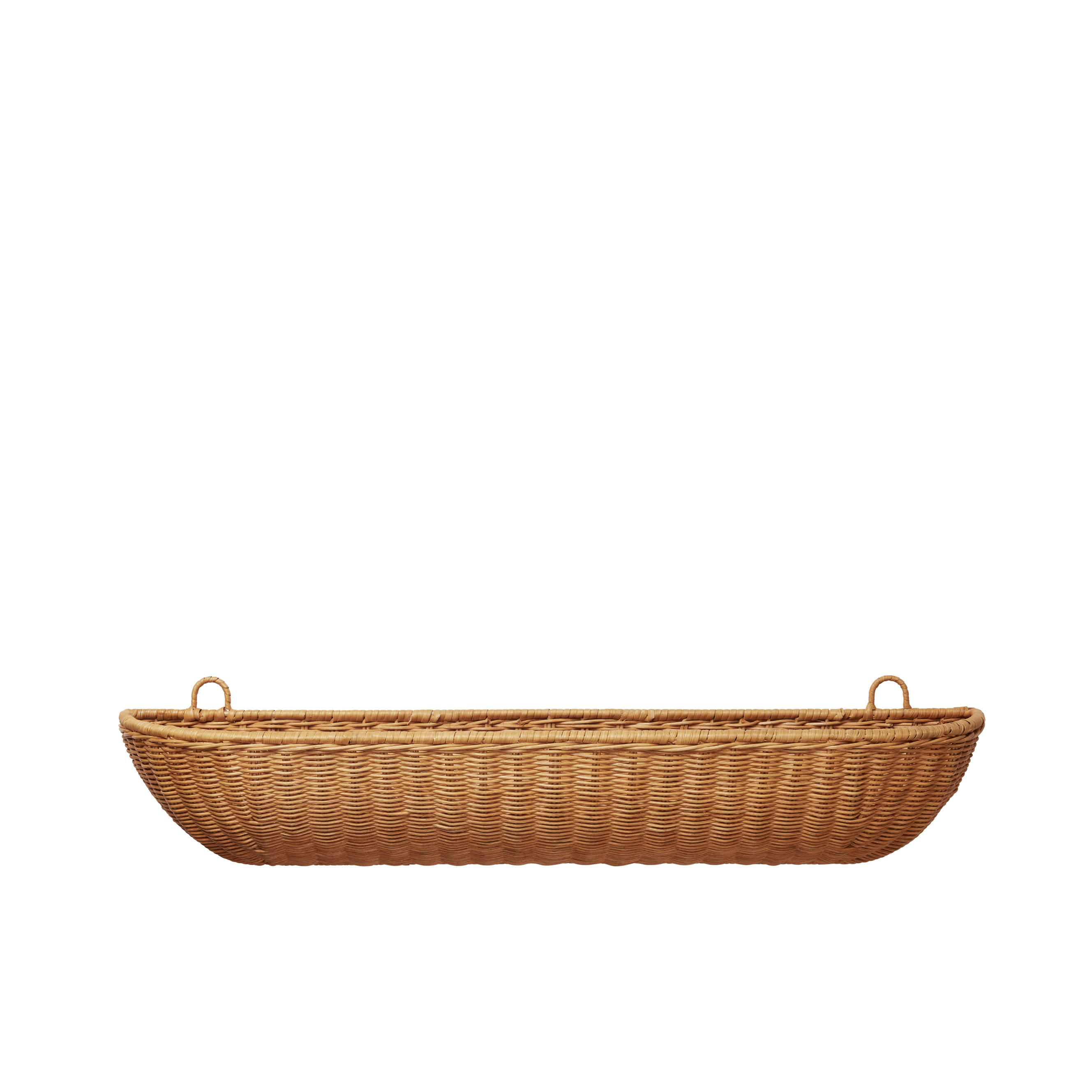 Braided Wall Pocket Rattan Basket
