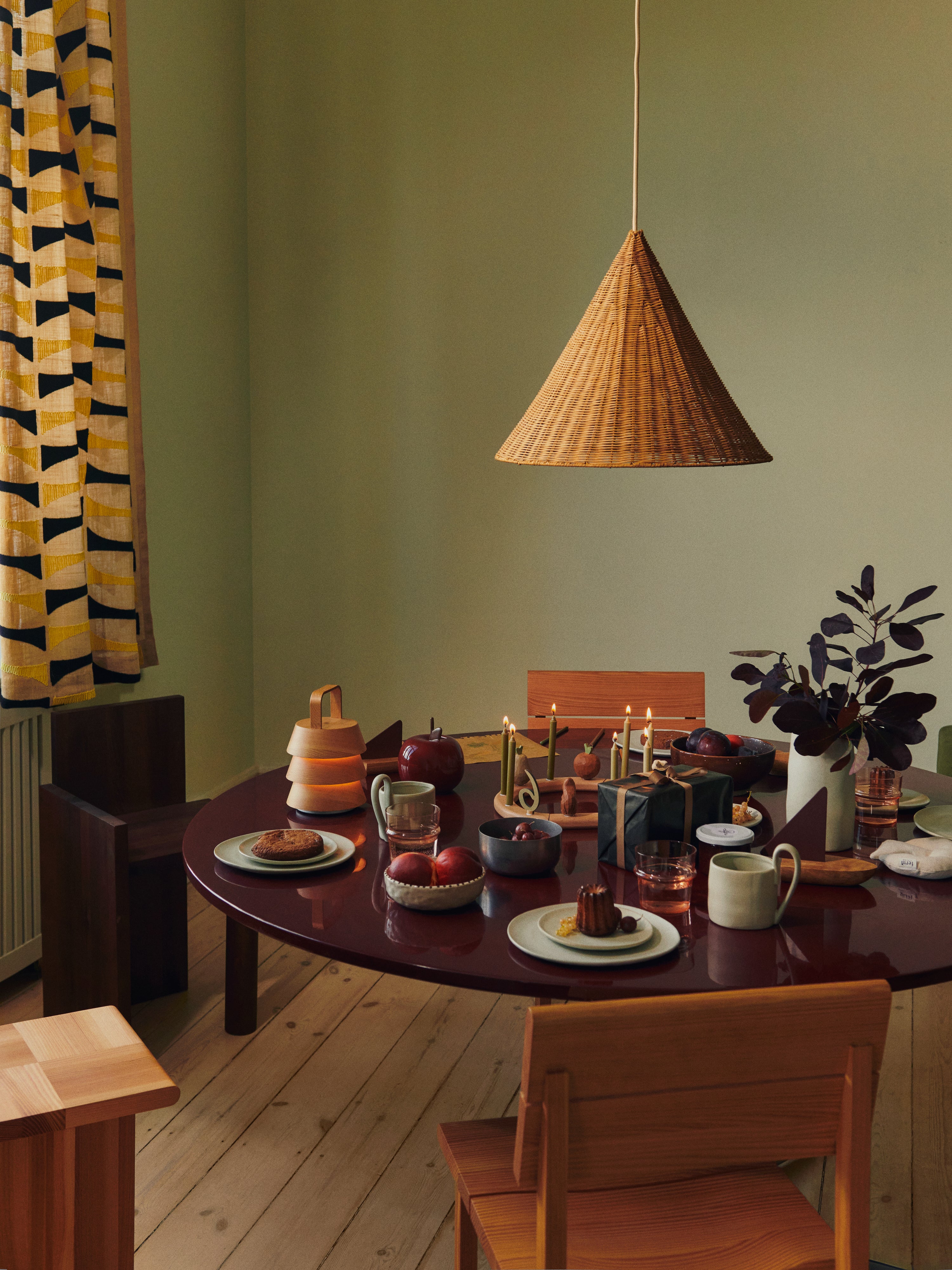 Dou Rattan lampshade