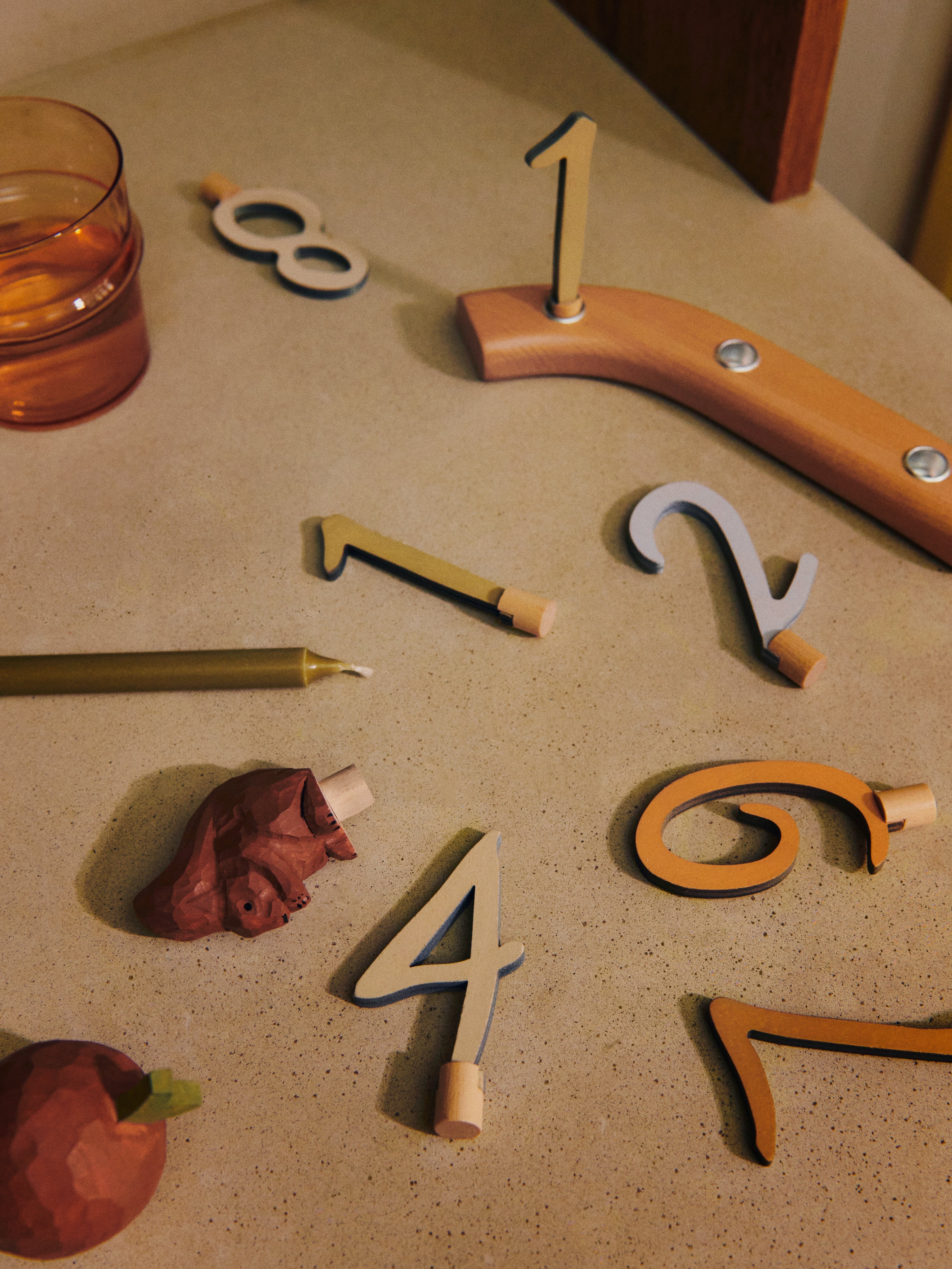 Sviečka LOOPI ružová