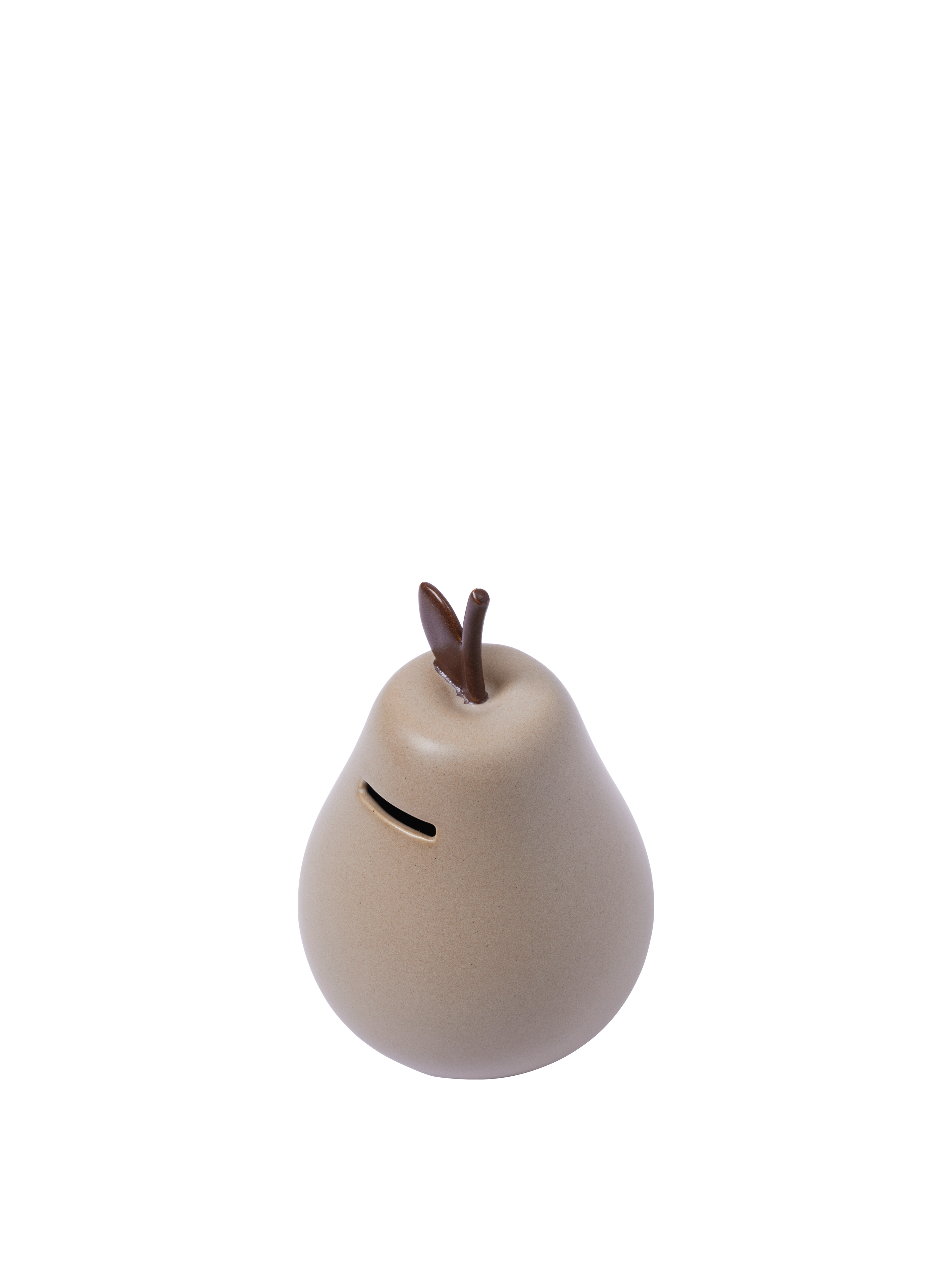 PEAR piggy bank beige
