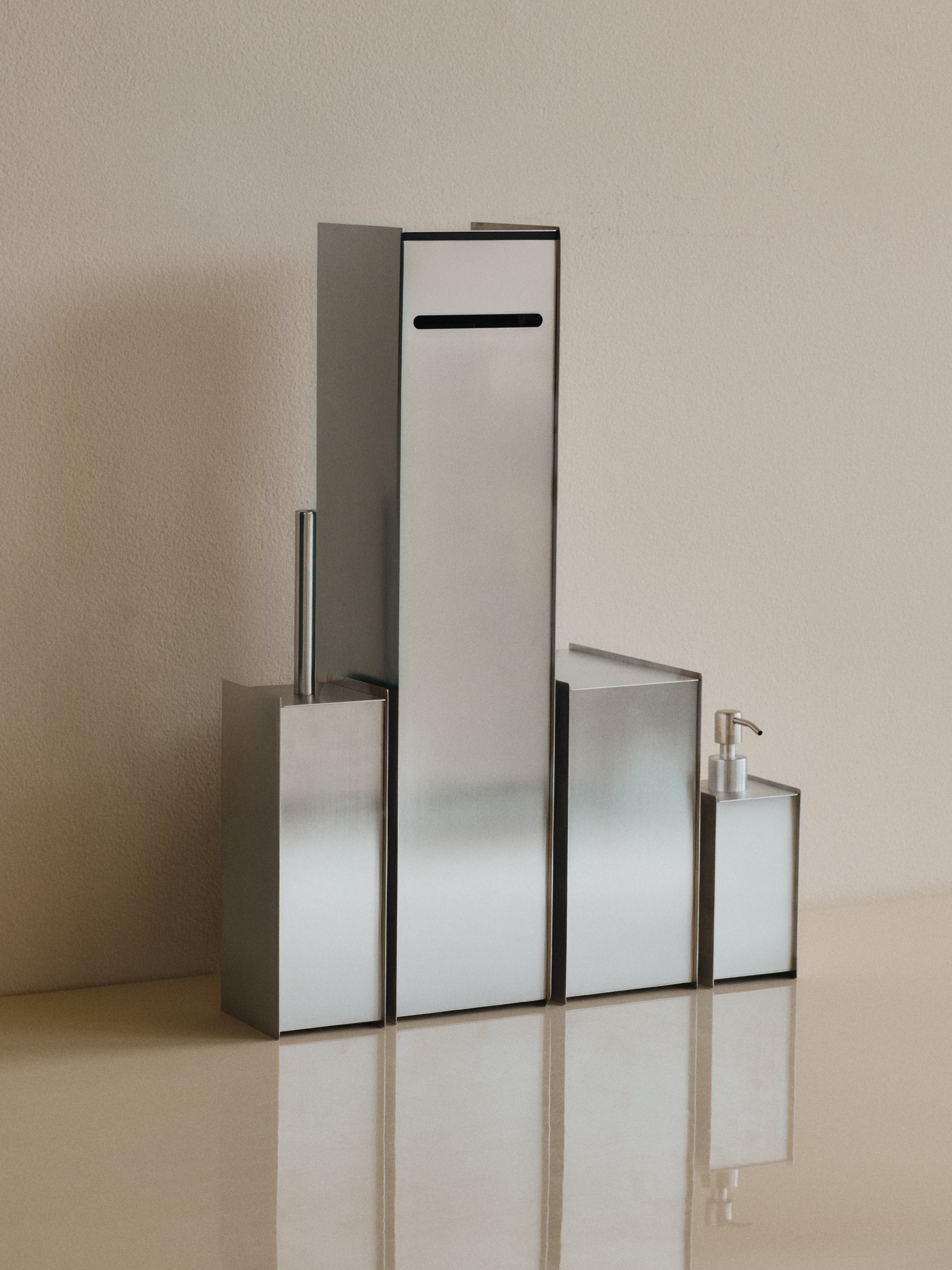SAMA Brushed Steel Soap Dispenser