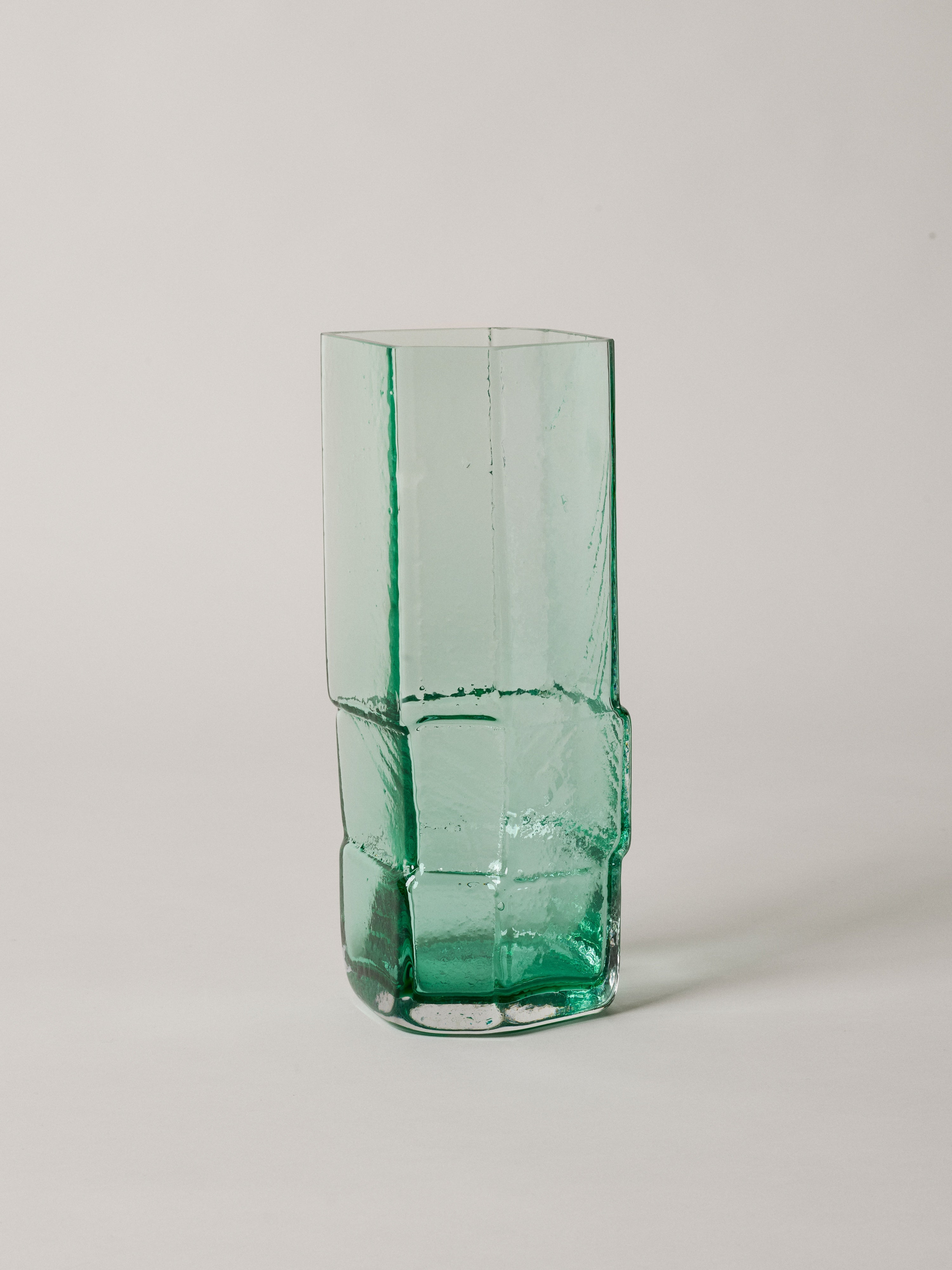 MURO vase green glass