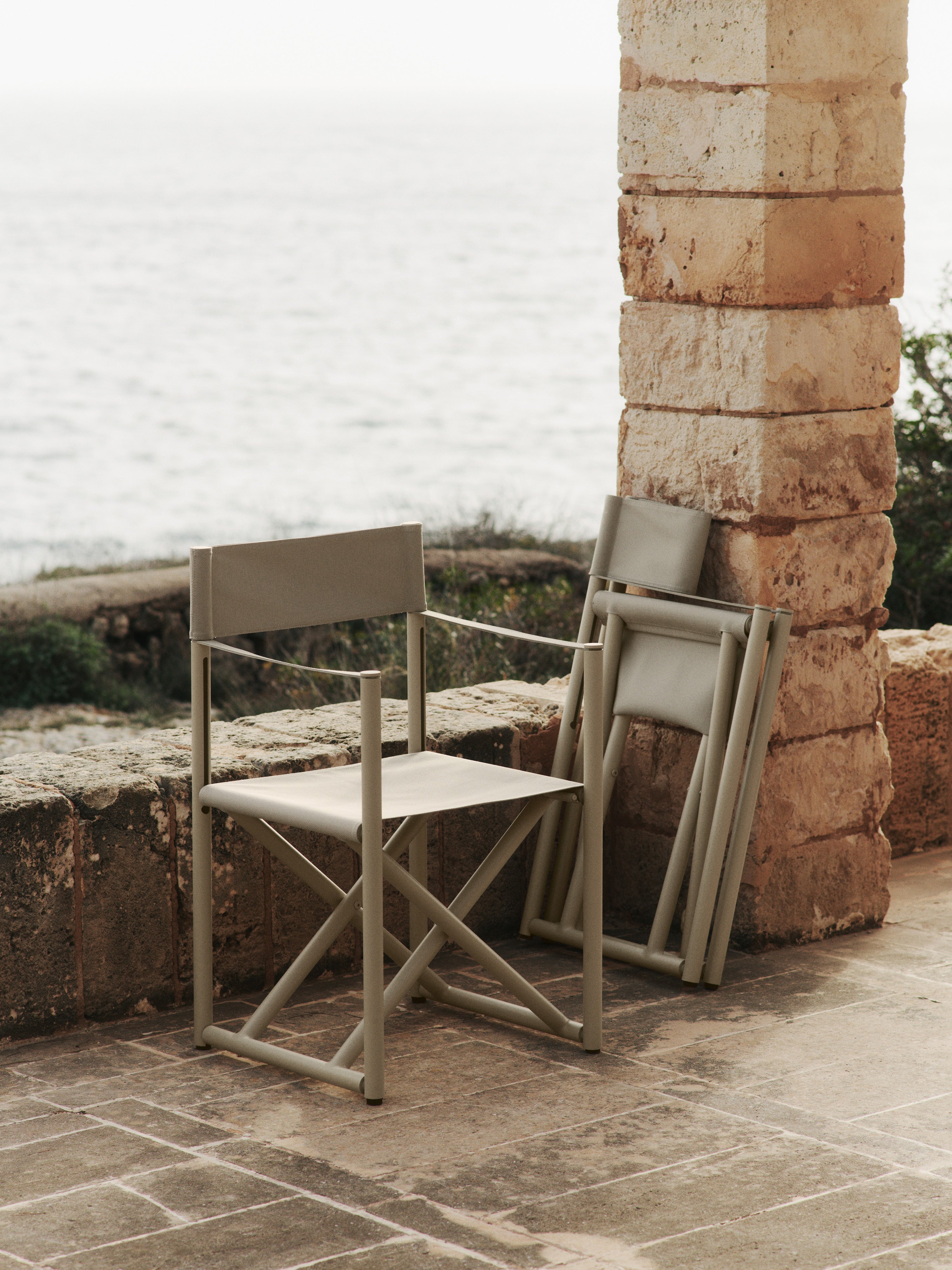 Voya Folding Chair Beige