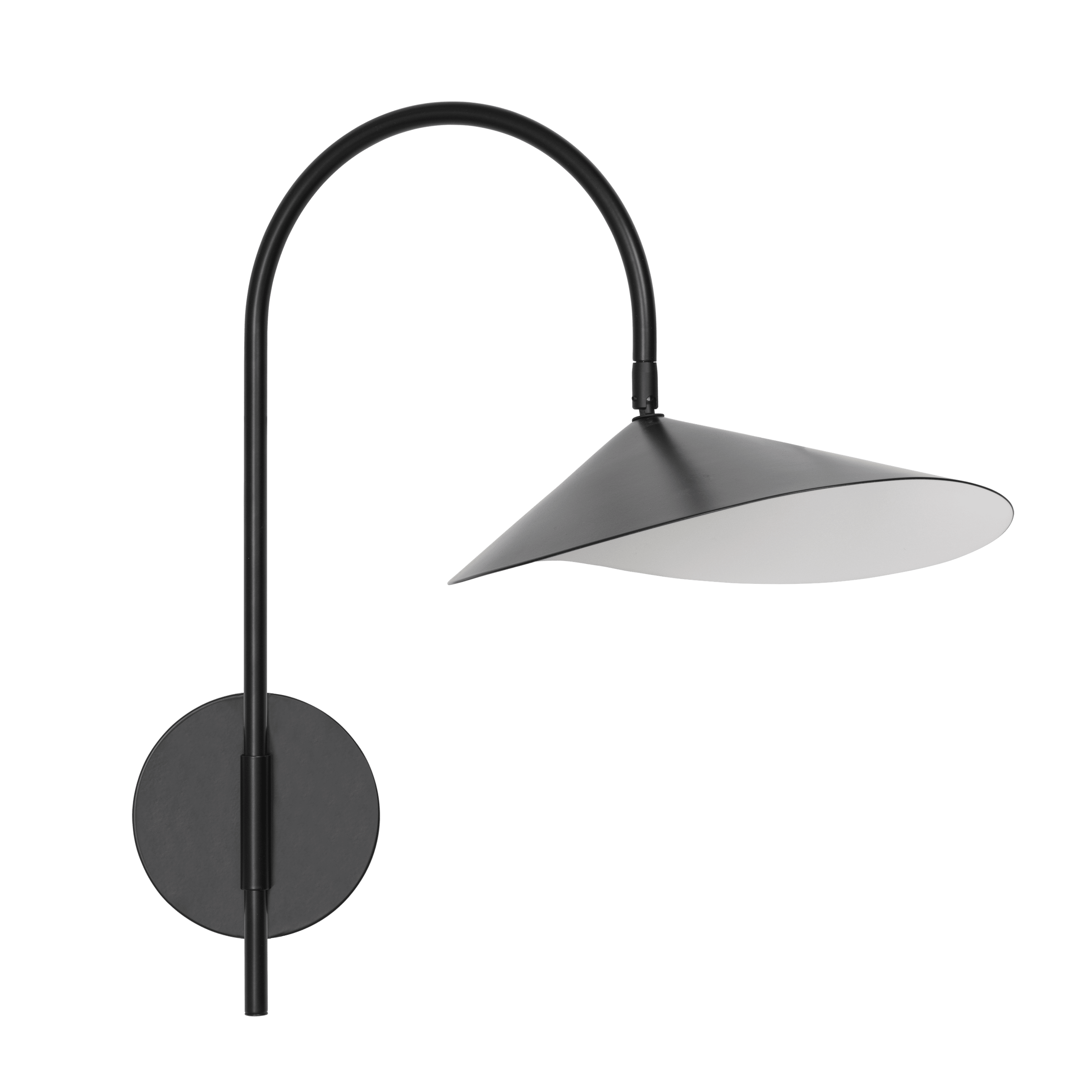 Nástenná lampa ARUM SWIVEL čierna