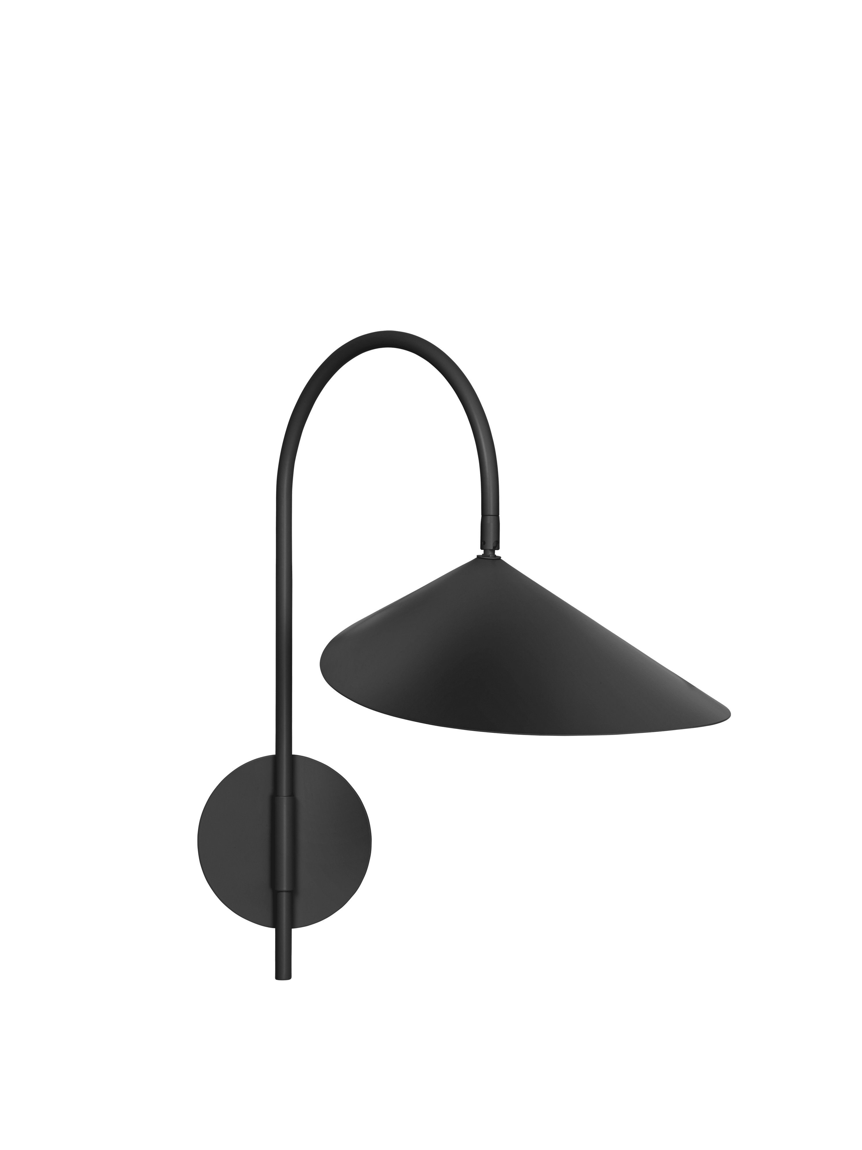Nástenná lampa ARUM SWIVEL čierna