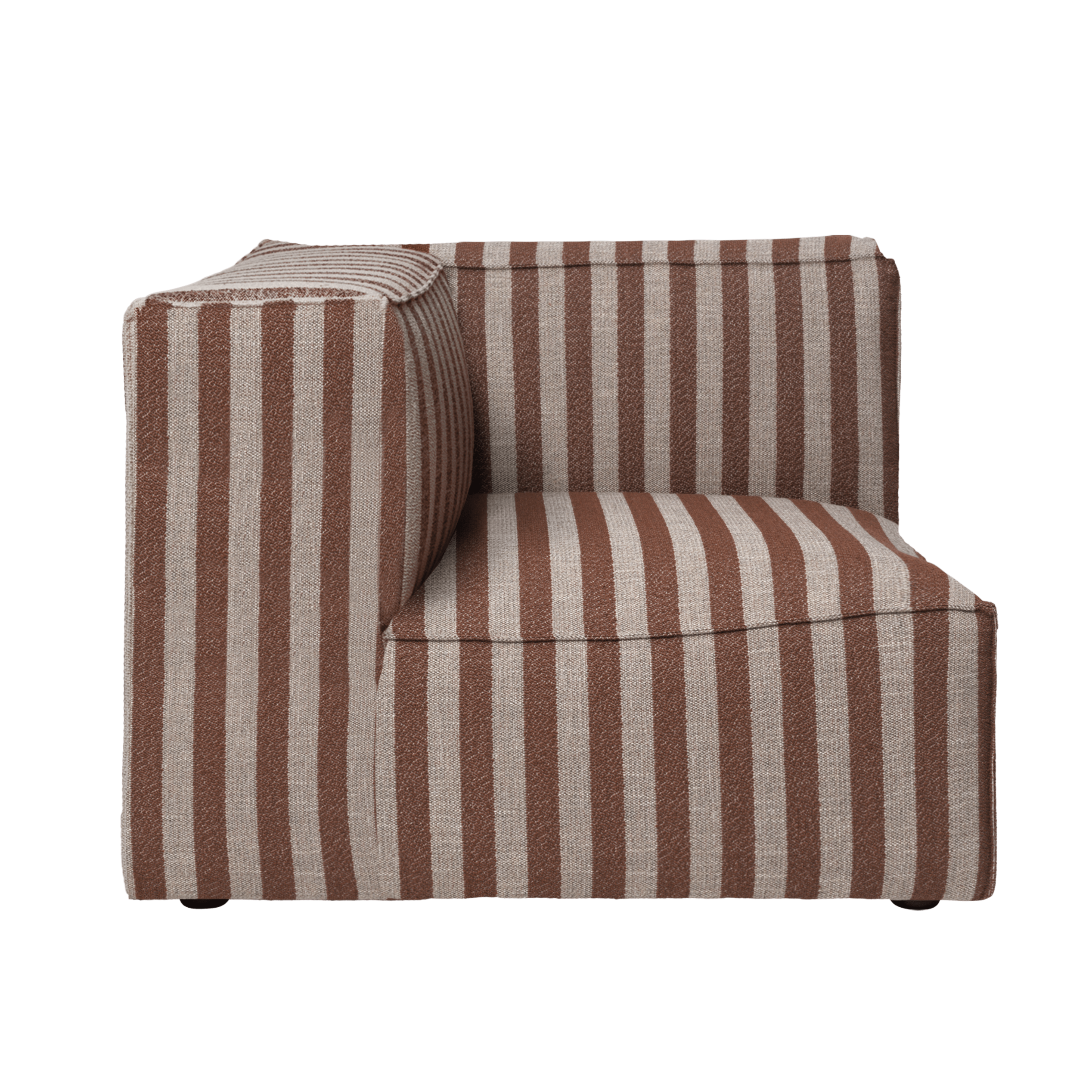 CATENA Louisiana Modular Sofa - Chocolate Corner Element with Sand