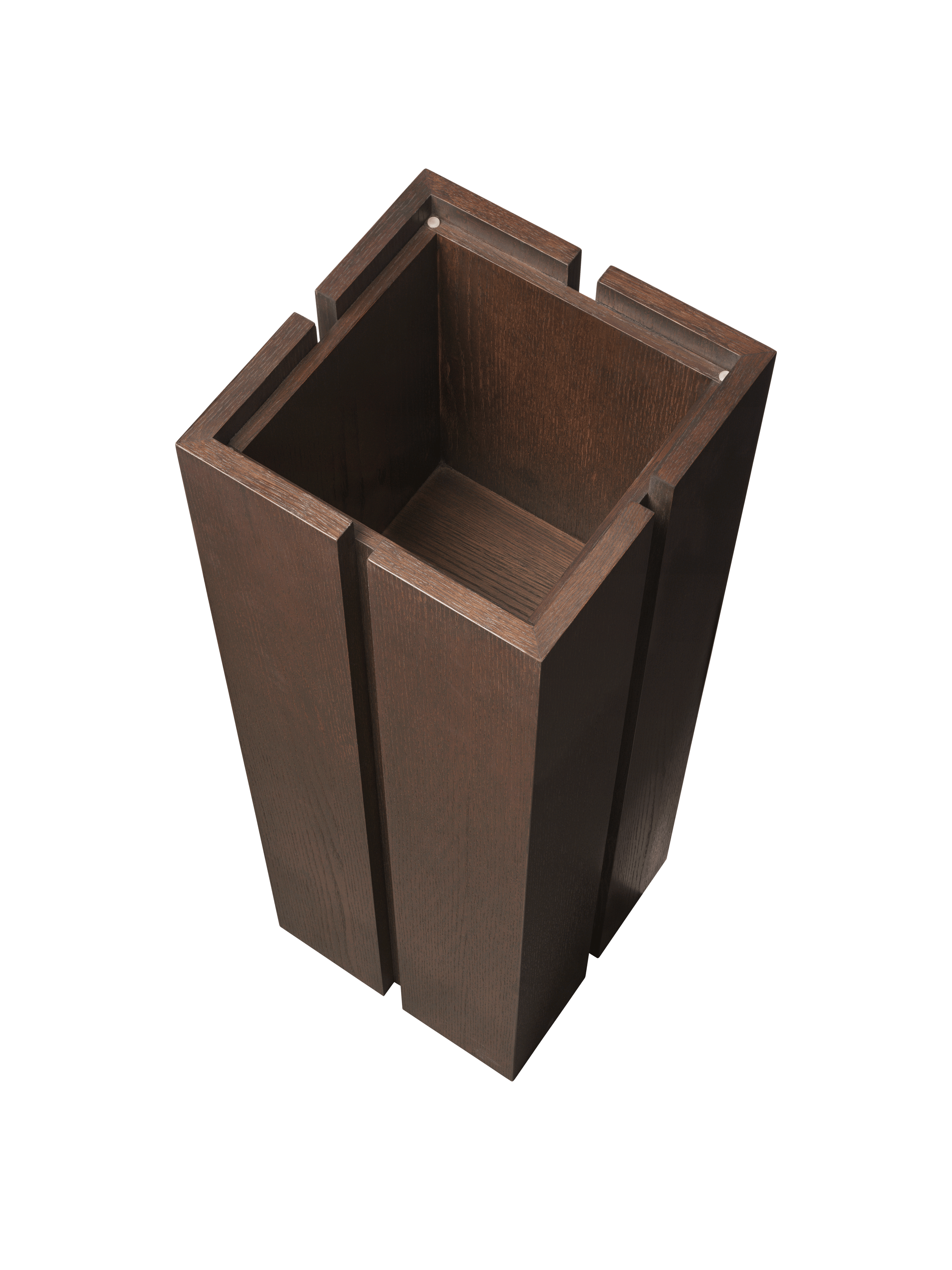 Bočný stolík PARCEL tmavý dubový dyha