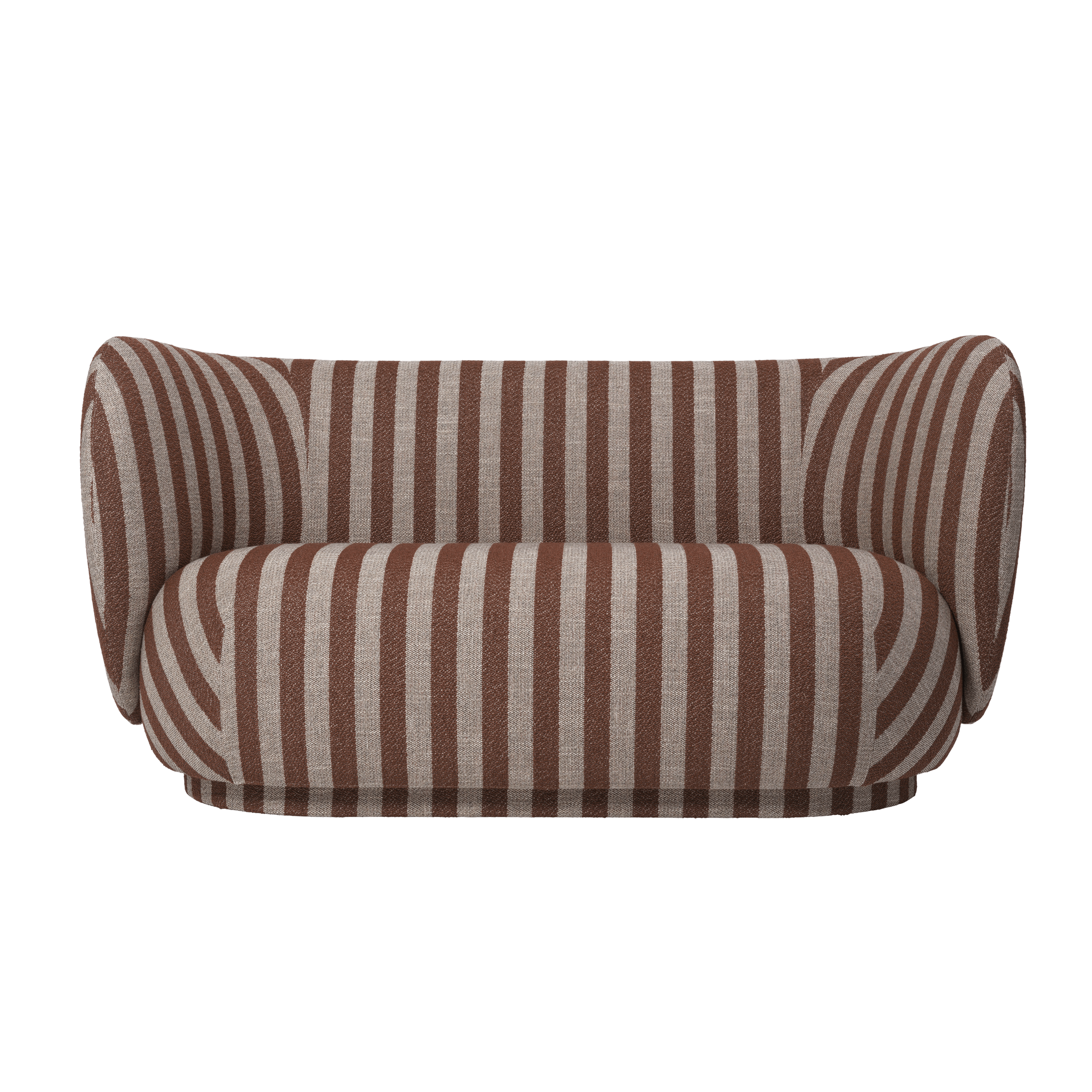 Sofa 2-osobová RICO Louisiana čokoládová s pieskovou