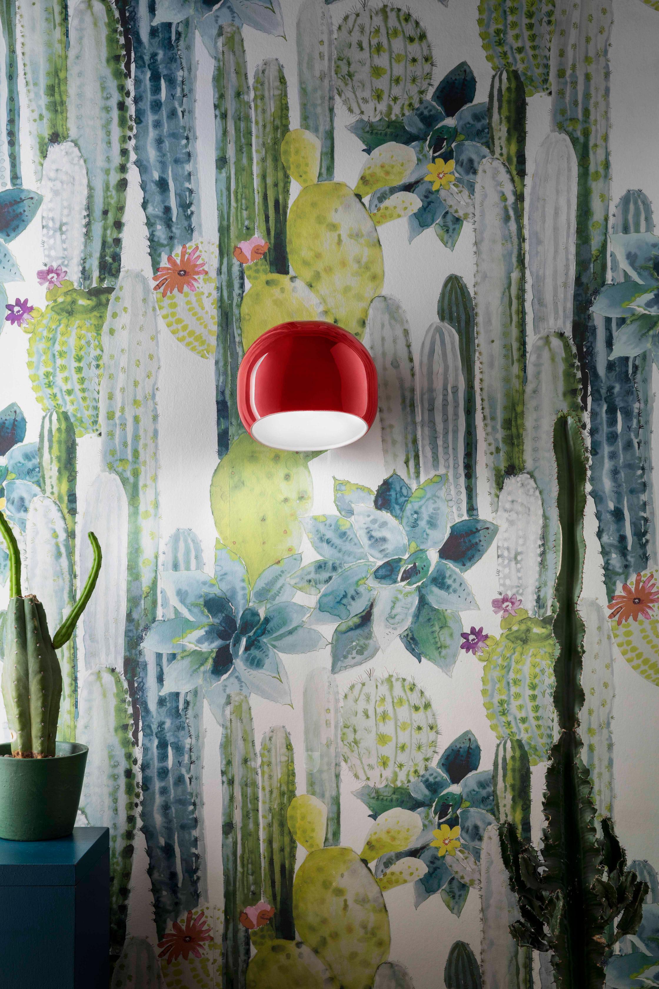 AYRTON gray ceramic wall lamp