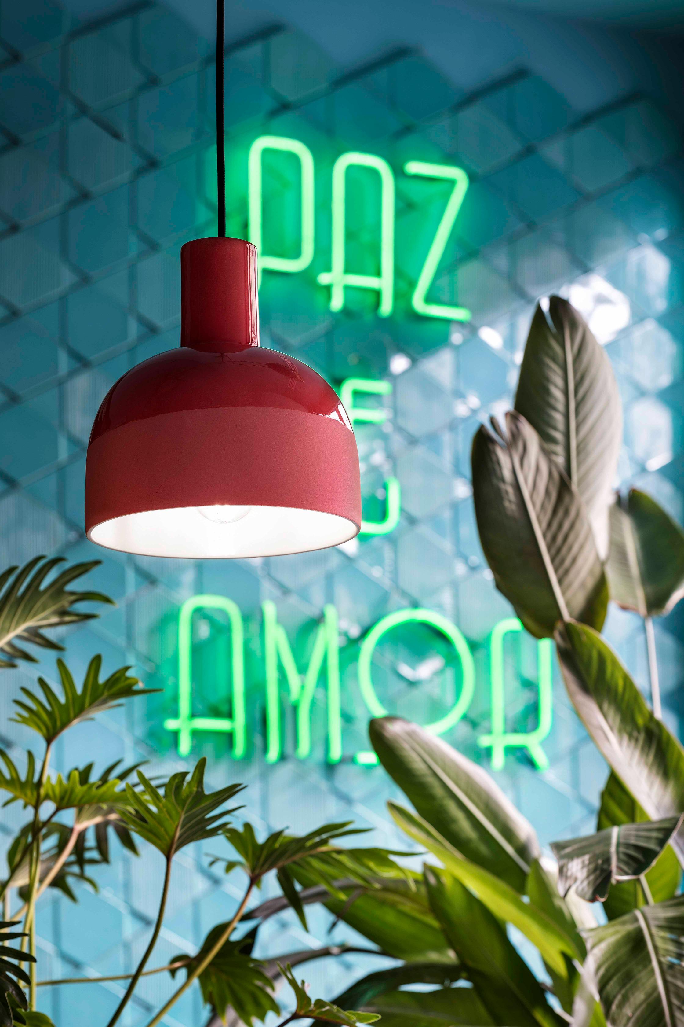 CAXIXI black ceramic pendant lamp
