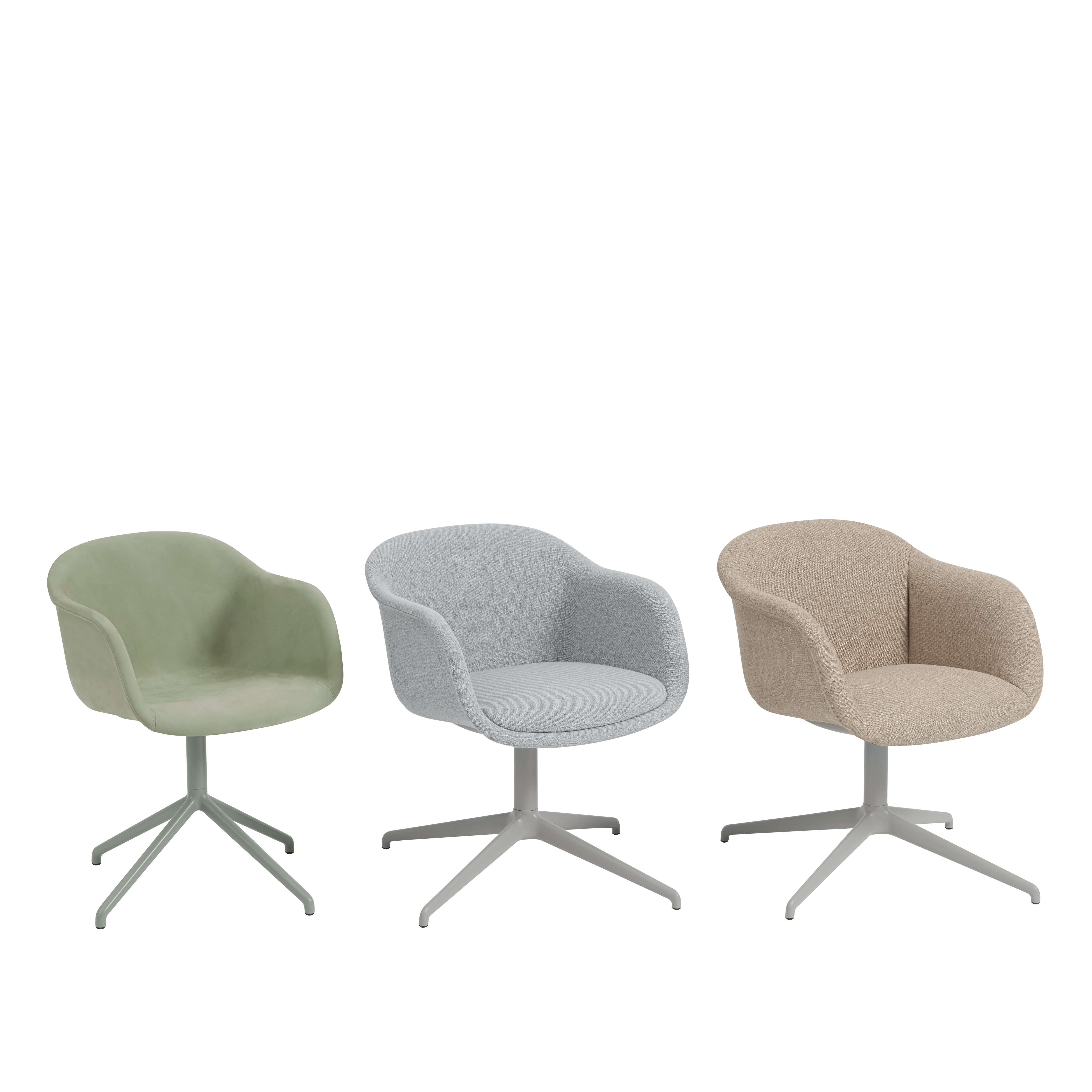 Otočné kreslo s podrúčkami FIBER SOFT personalizované