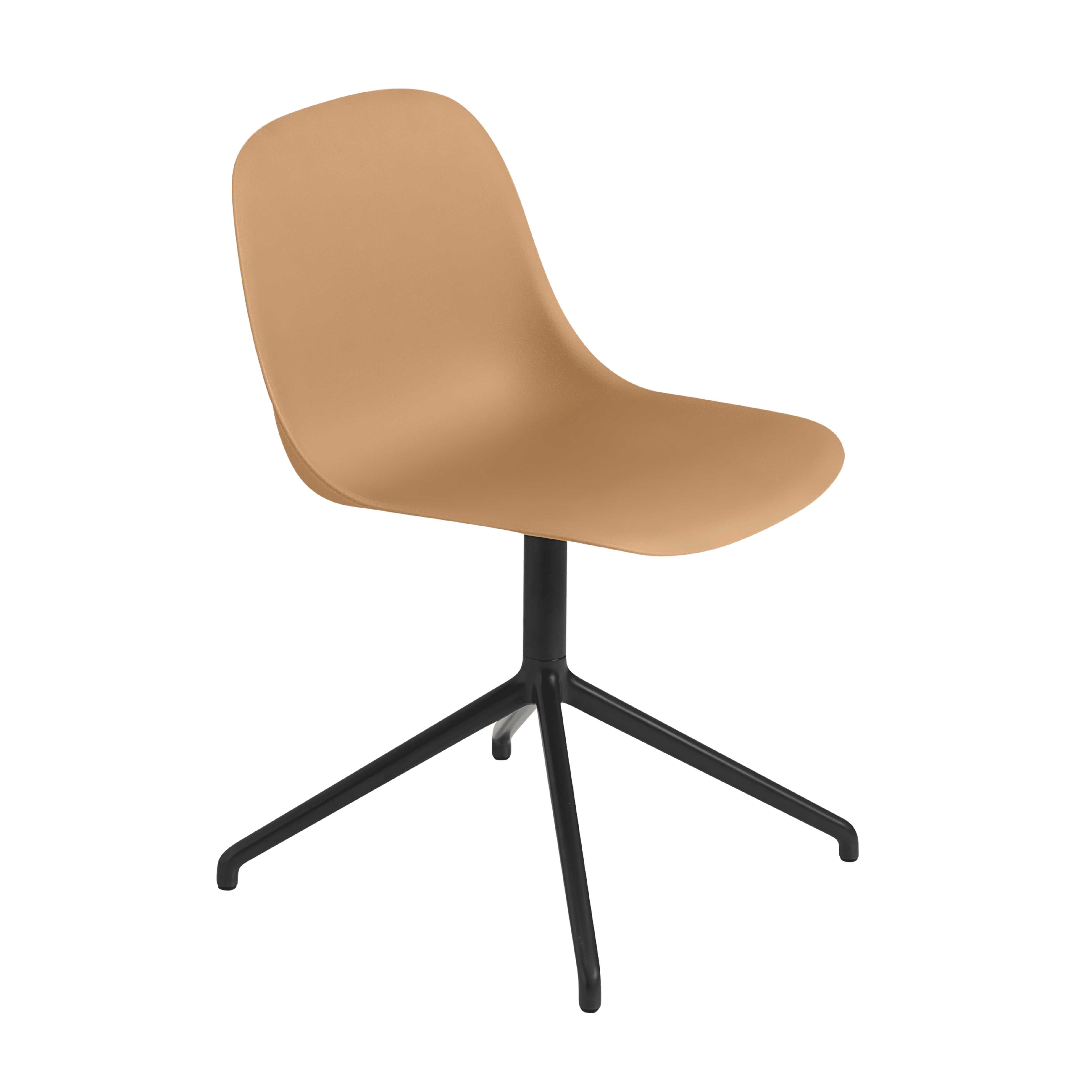 FIBER Swivel Chair in Ochre