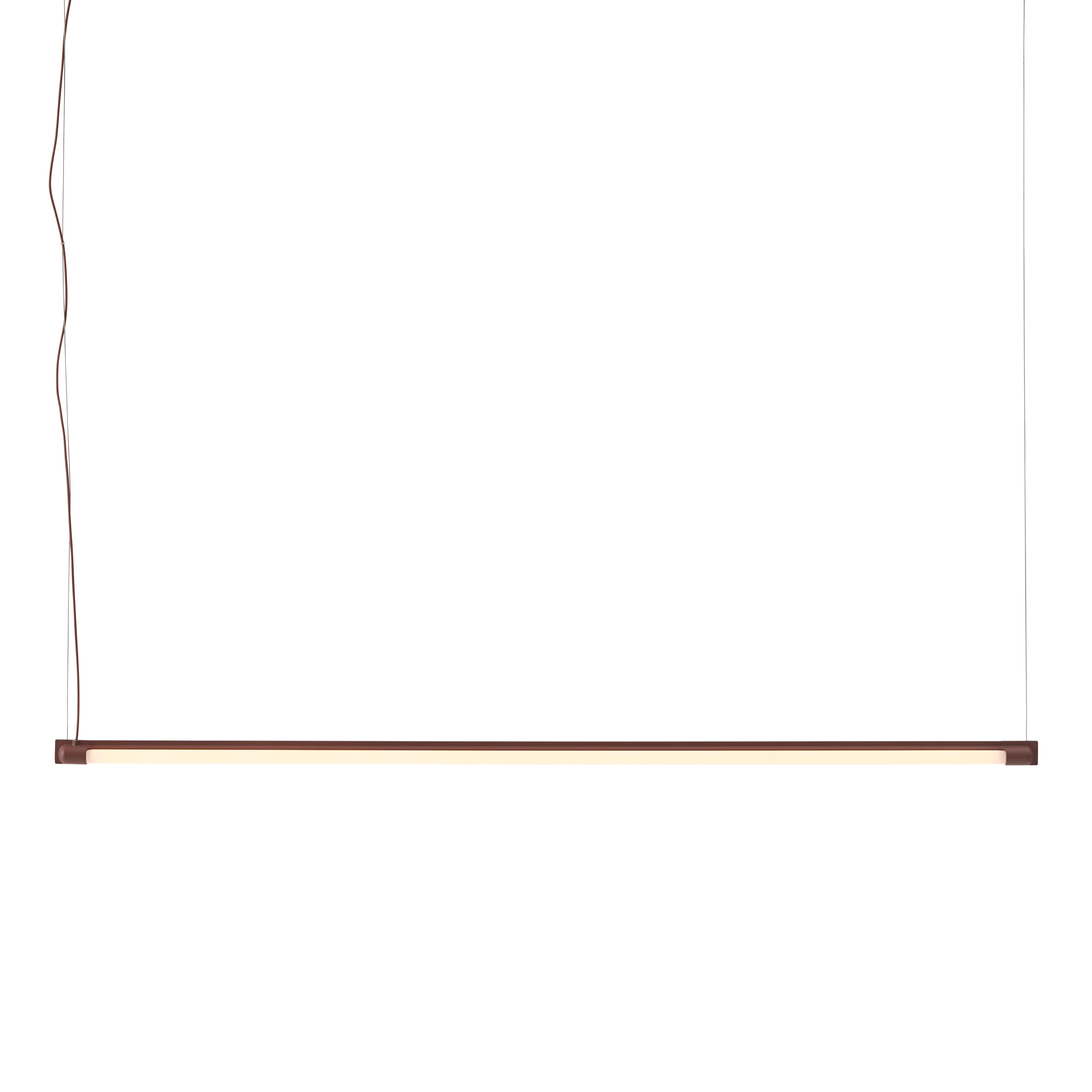 Závesná lampa FINE bordová