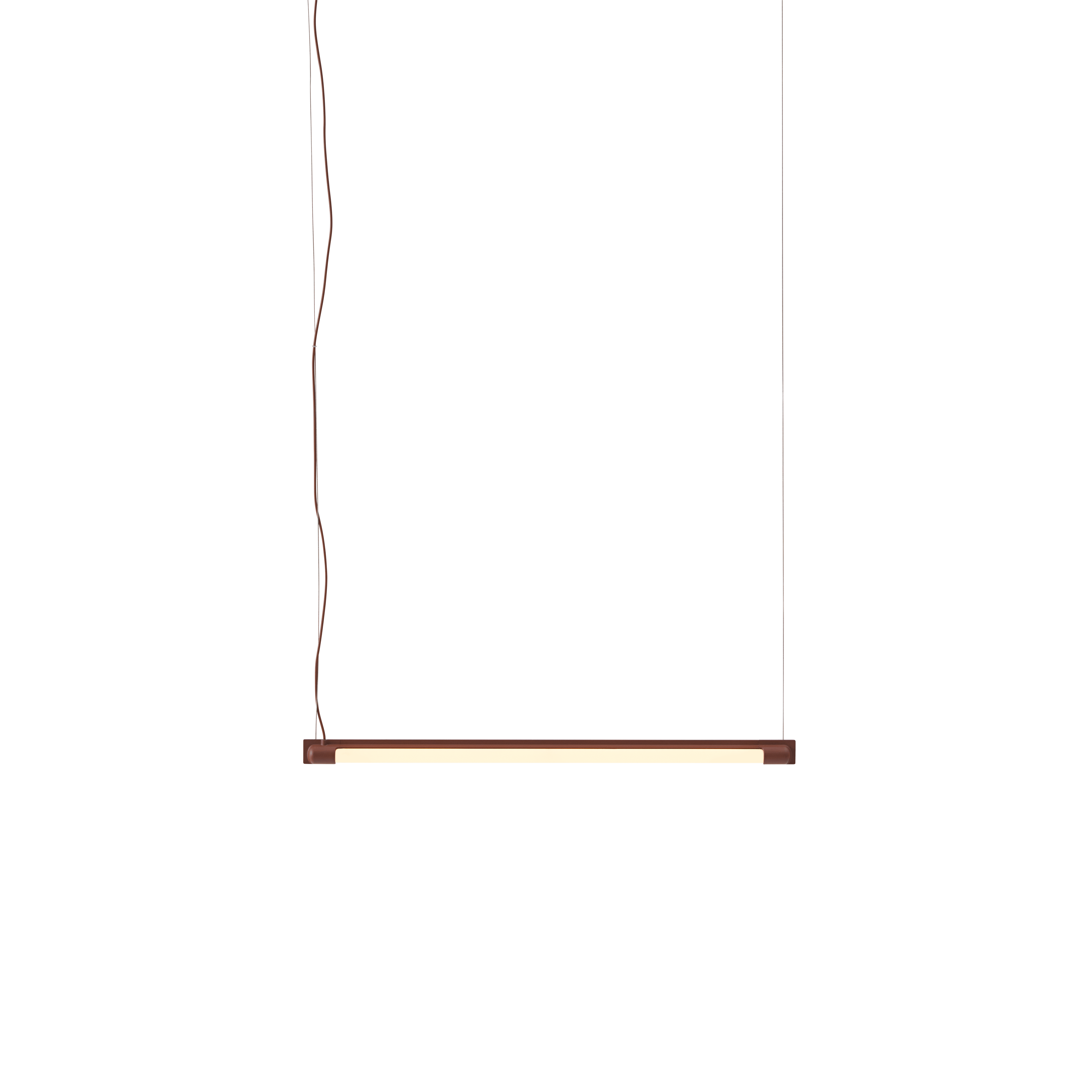 Závesná lampa FINE bordová
