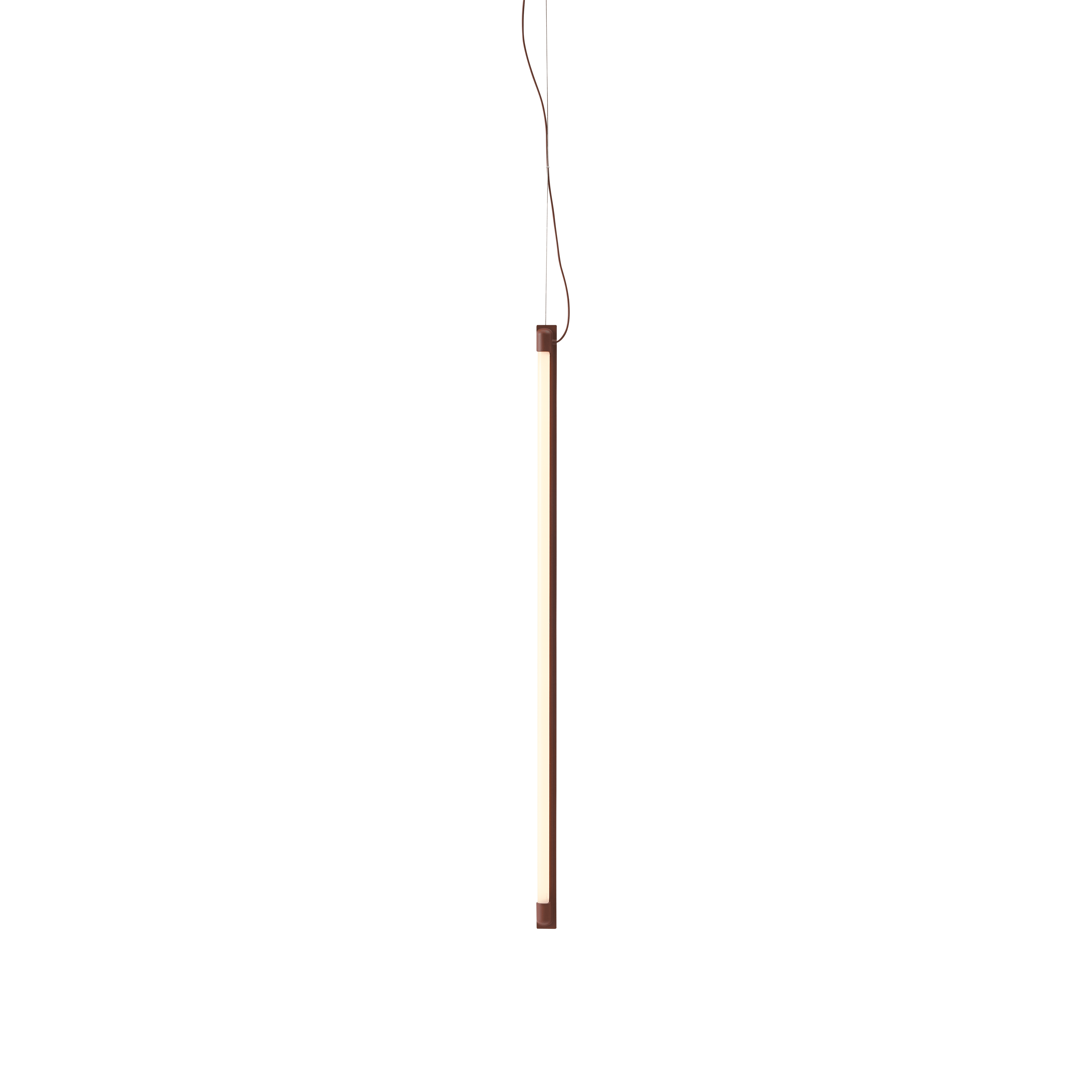 Závesná lampa FINE bordová
