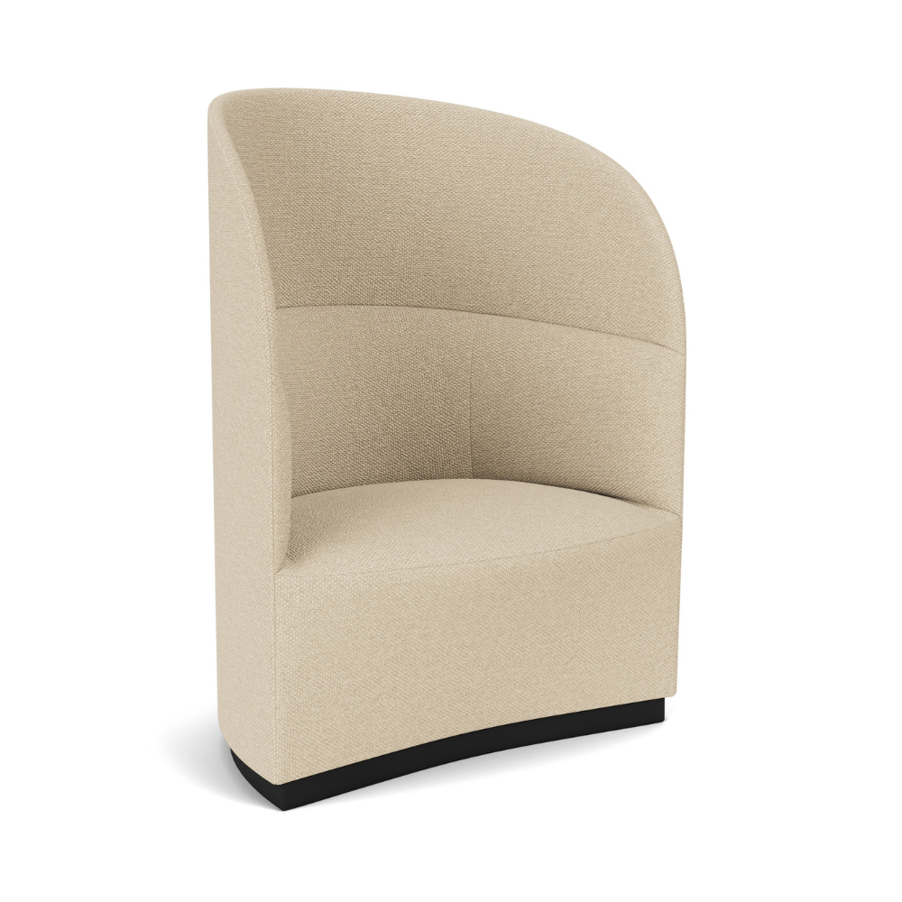 Kreslo s vysokým operadlom TEAROOM svetlo béžové