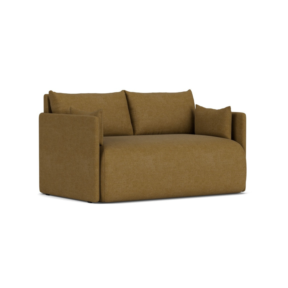 Sofa with sleeping function 2-seater OFFSET mustard