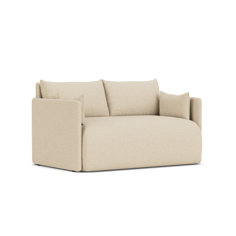 Sofa with sleeping function 2-seater 0FFSET light beige