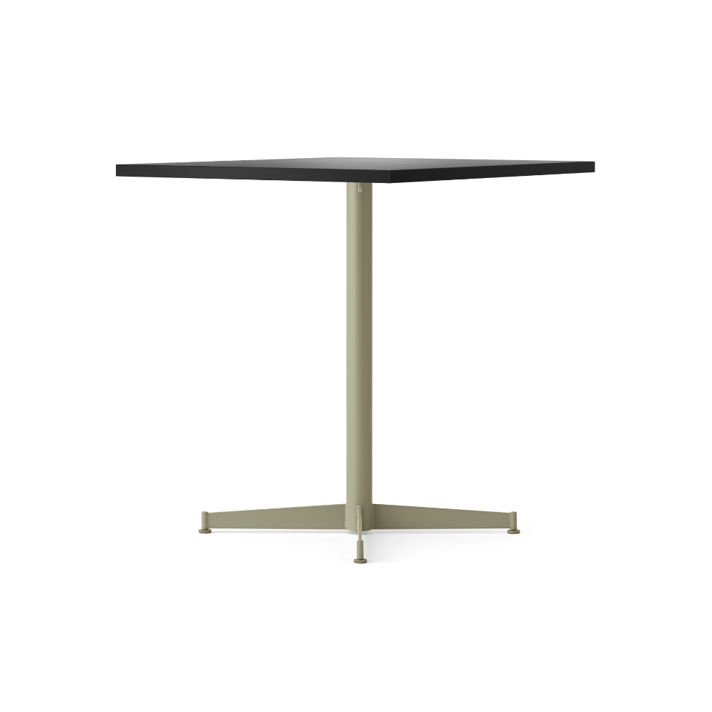 Kávový stôl NOOK čierny dubový dyha s olivovou základňou