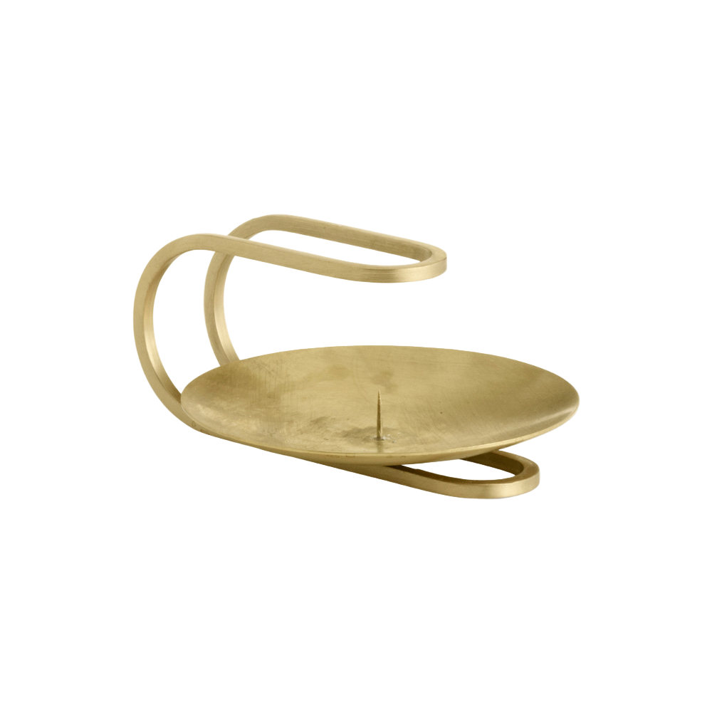 CLIP brass candlestick