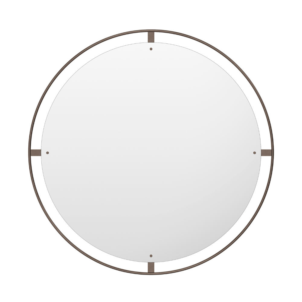 Round Mirror NIMBUS Burnished Brass