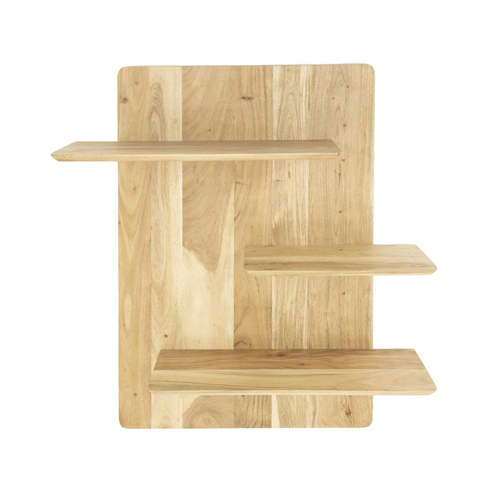 Závesná polica SECO svetlé mango drevo