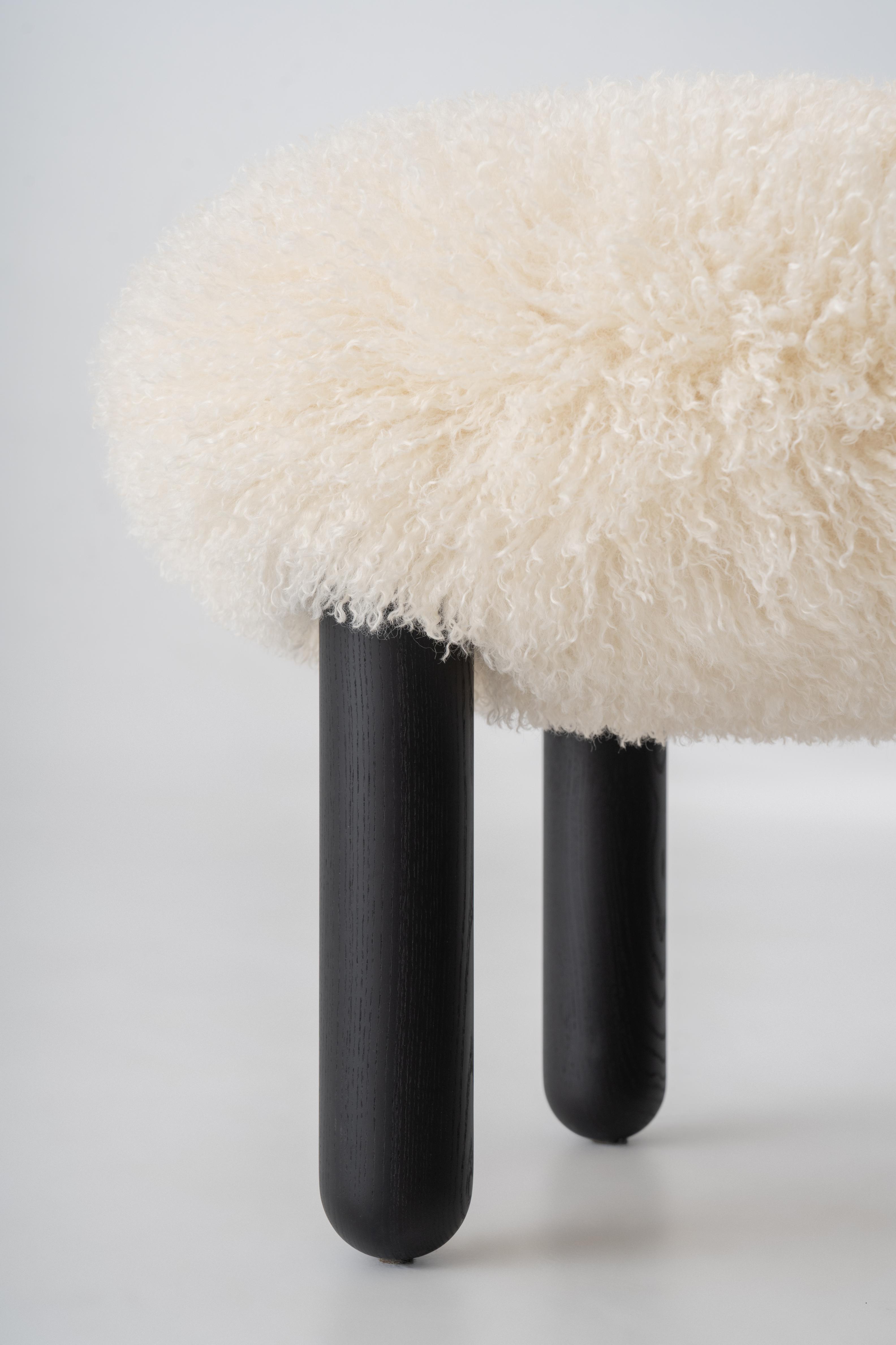 Stolička FLOCK CS2 - FLUFFY EDITION umelé kožušiny