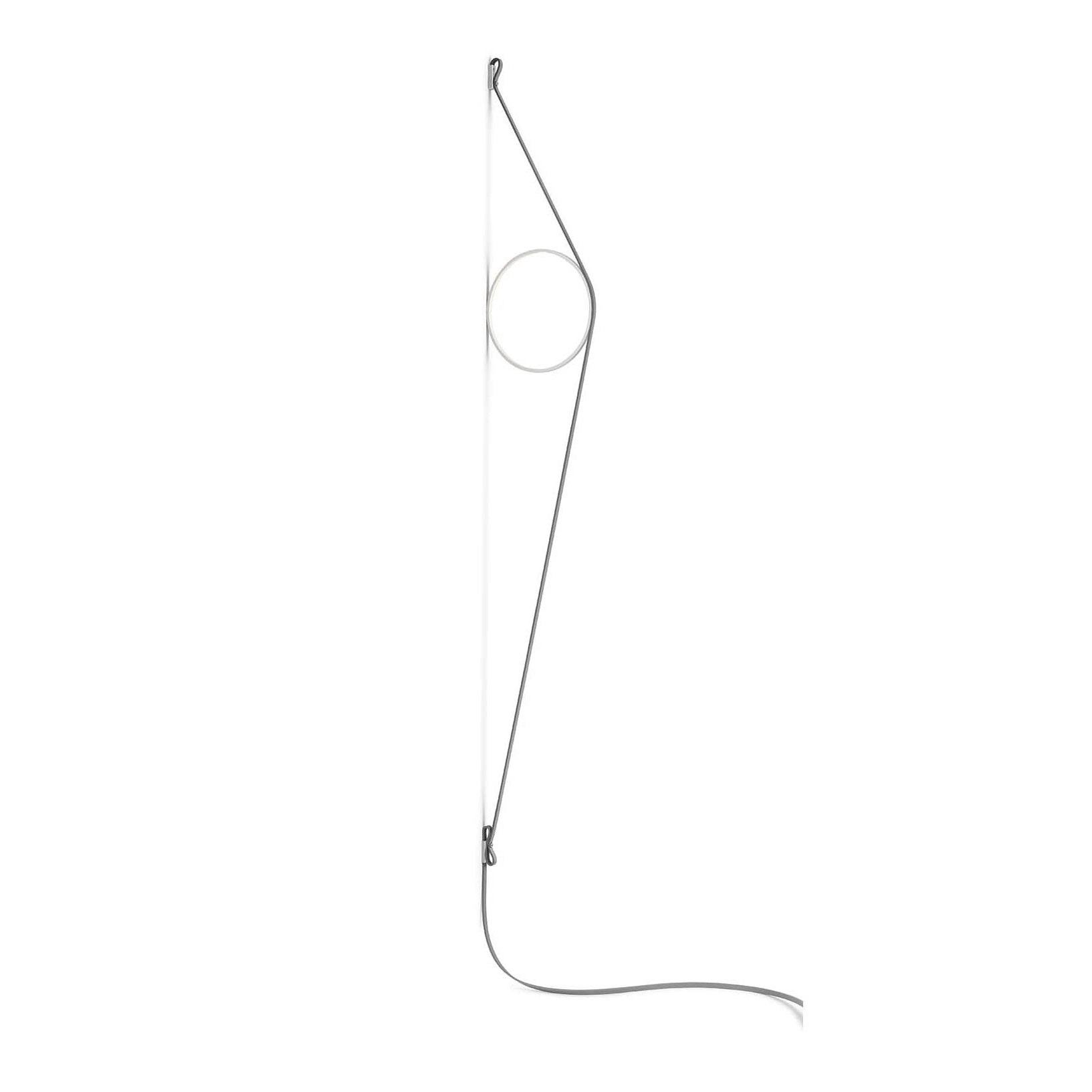 WIRERING Gray Wall Lamp with White