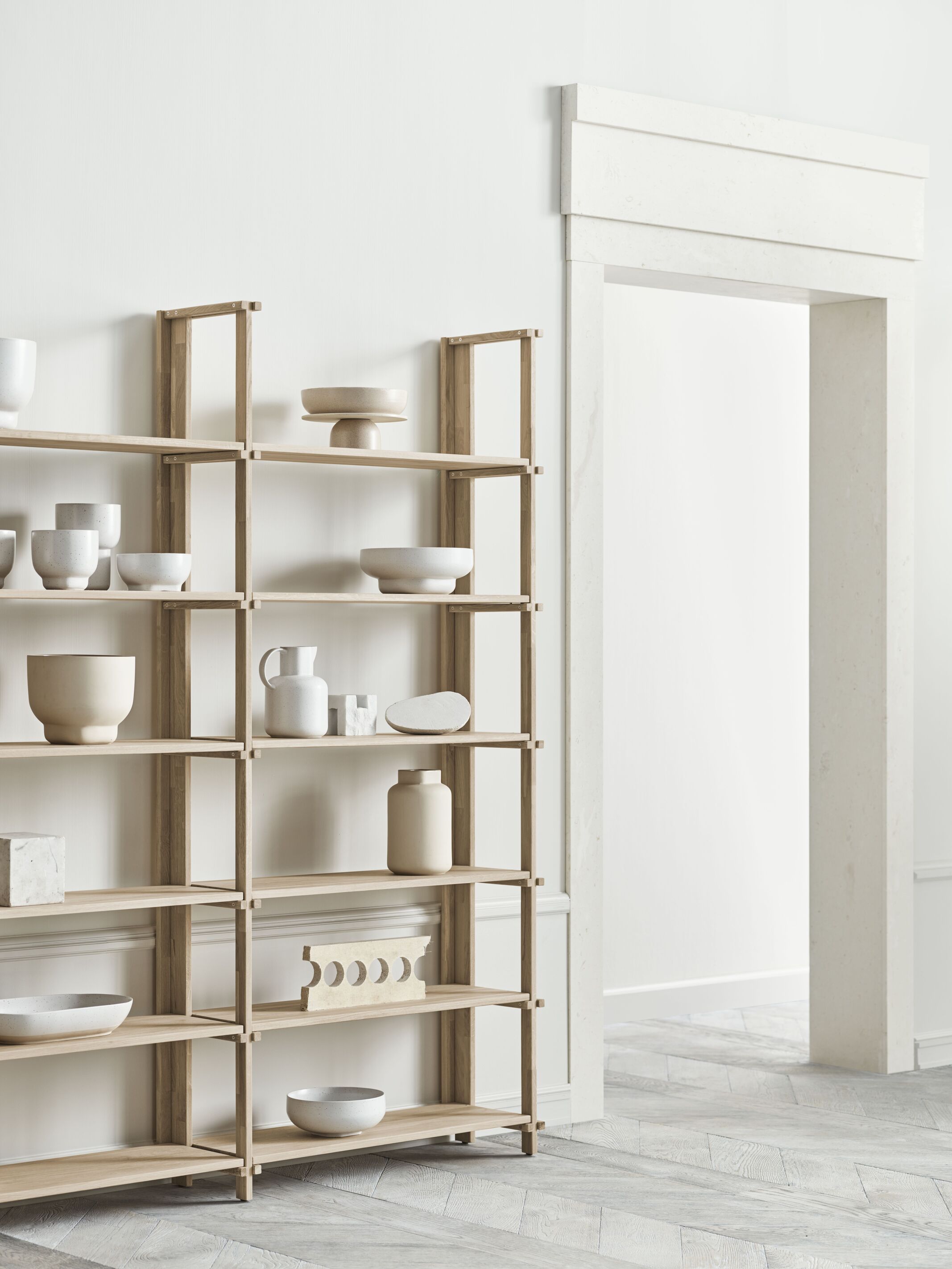 Regál FRIEDMAN z dubového dreva