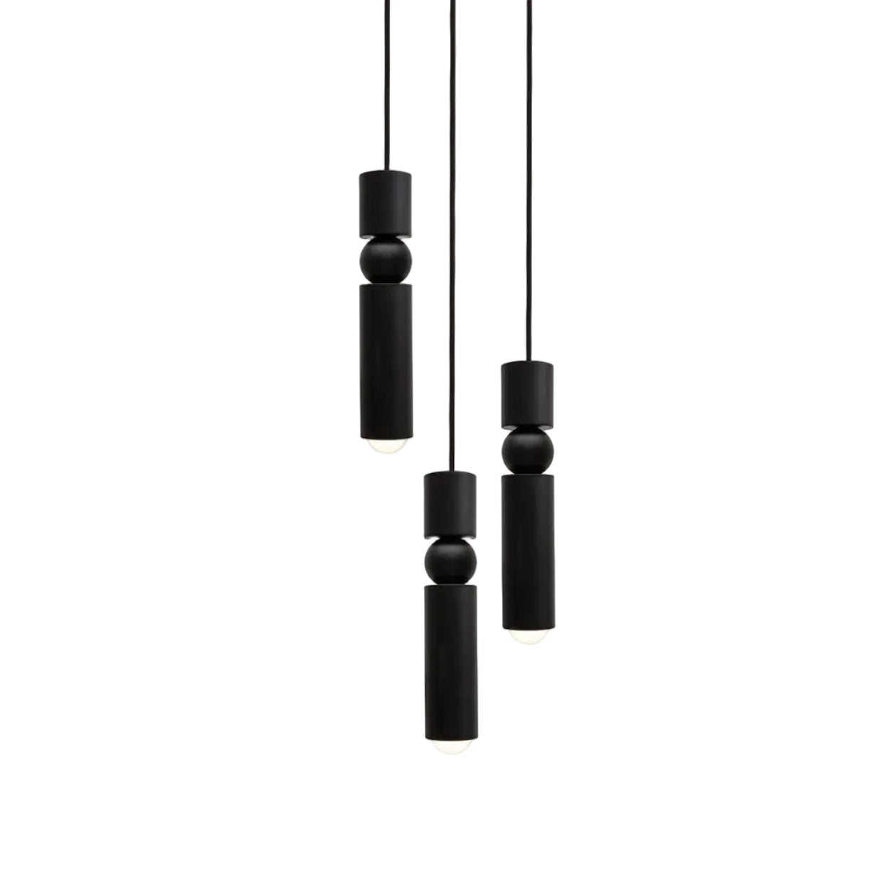 Lampa visiacá 3-bodová FULCRUM matná čierna