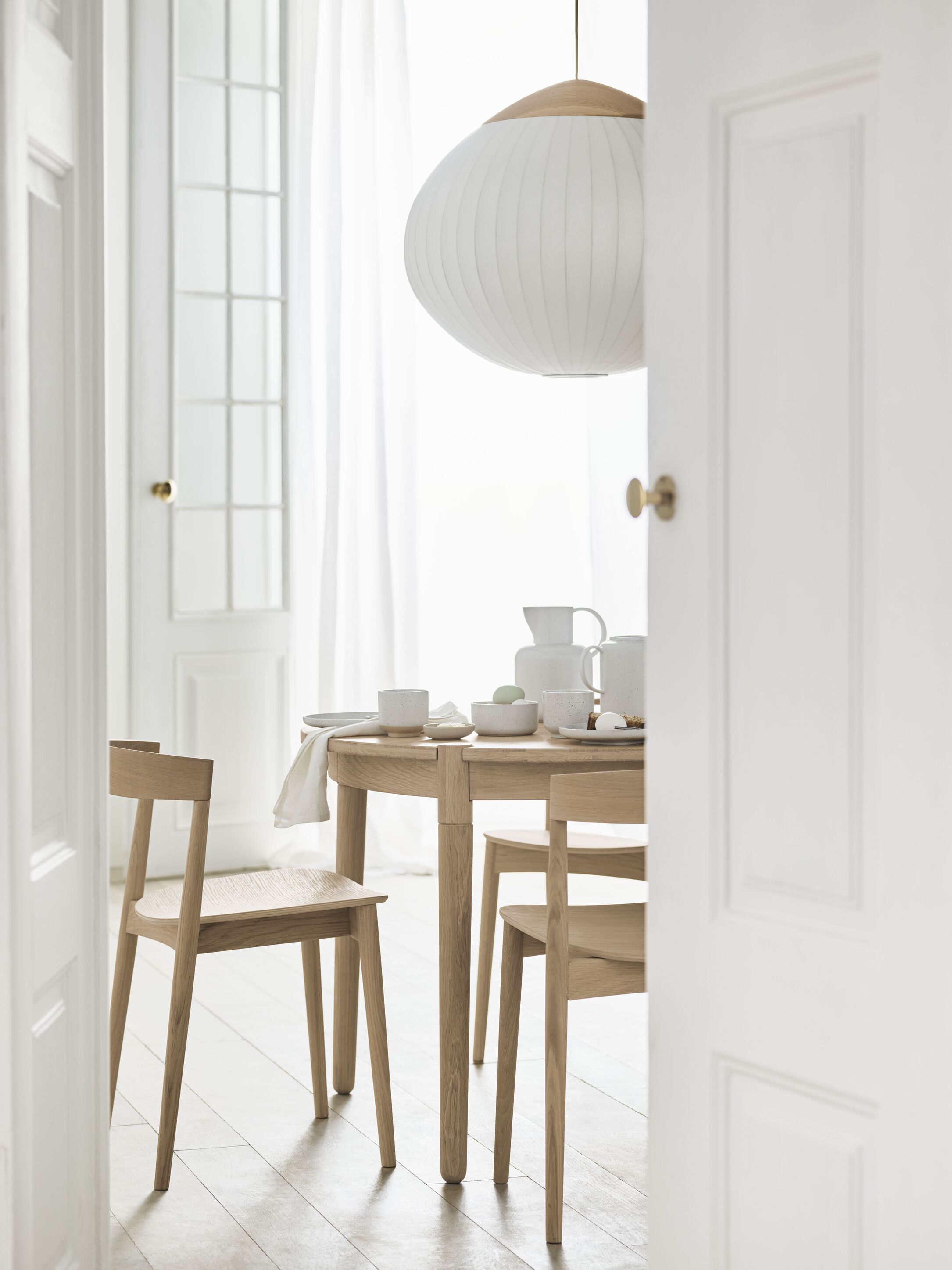 Chair kite cream oak wood