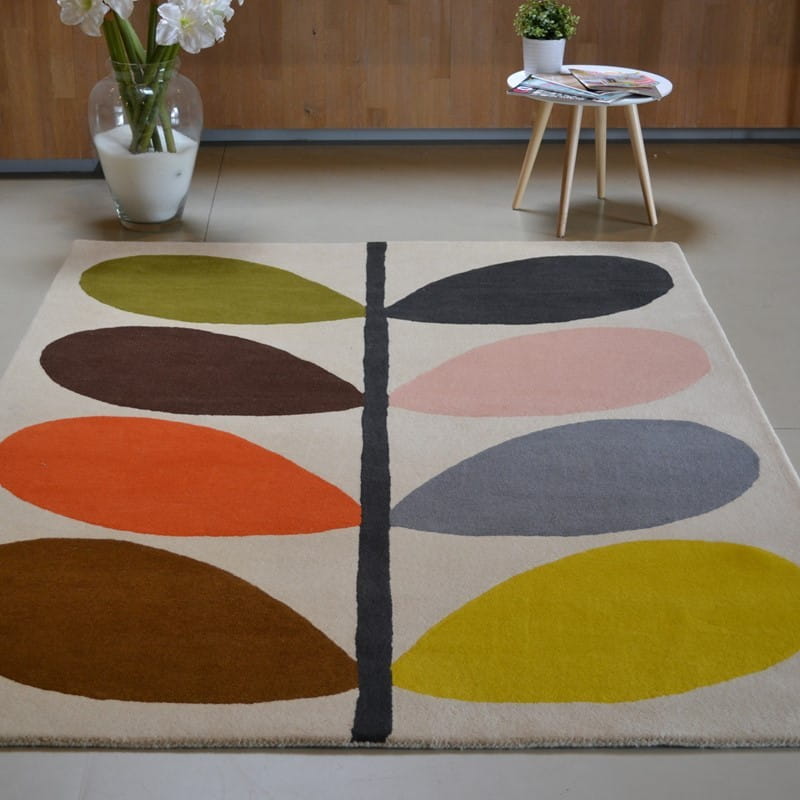 GIANT MULTI STEM beige rug