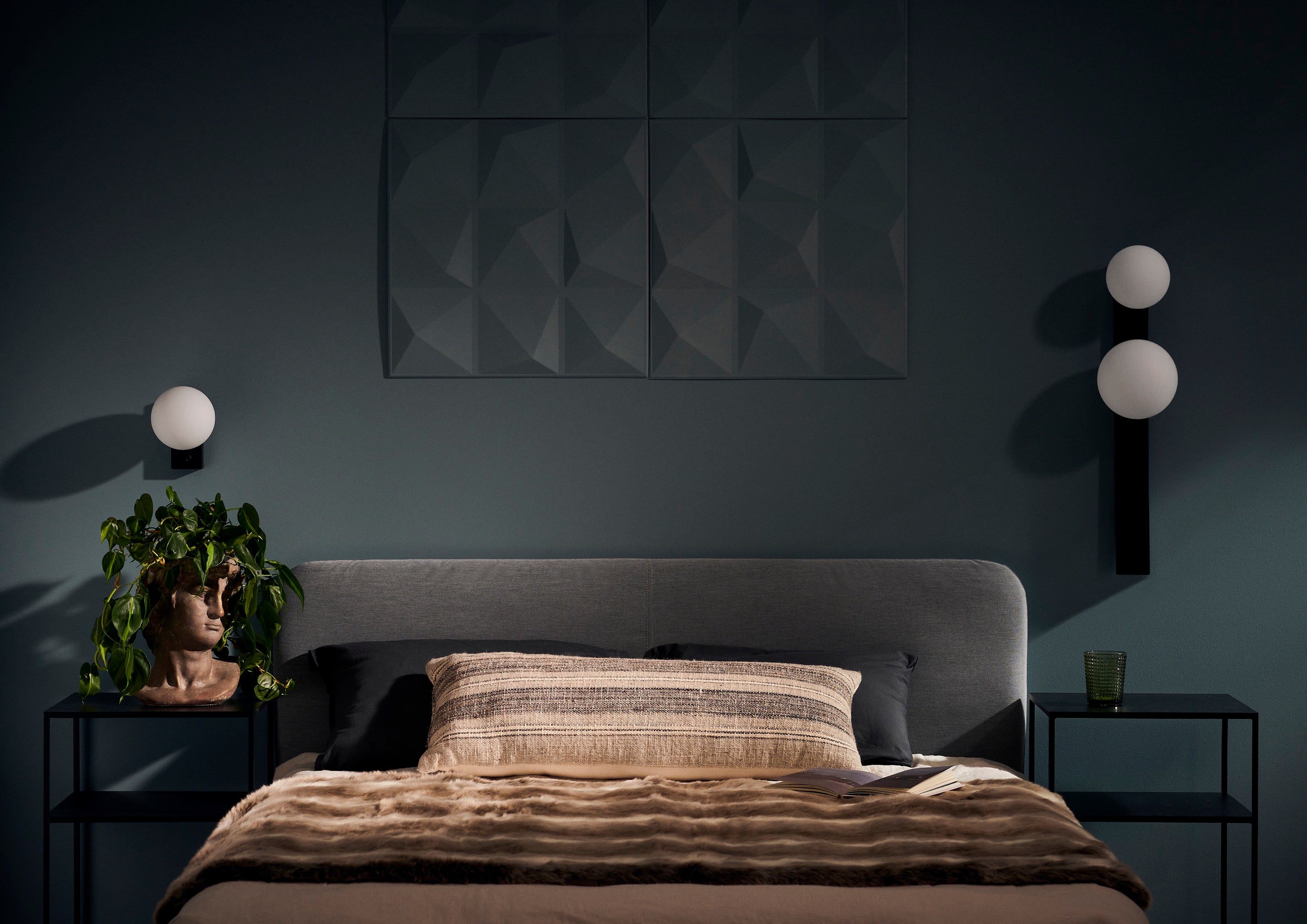 GIGI four-point ceiling lamp black