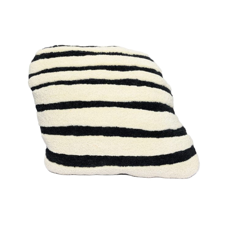 BONBON decorative pillow broken white with black