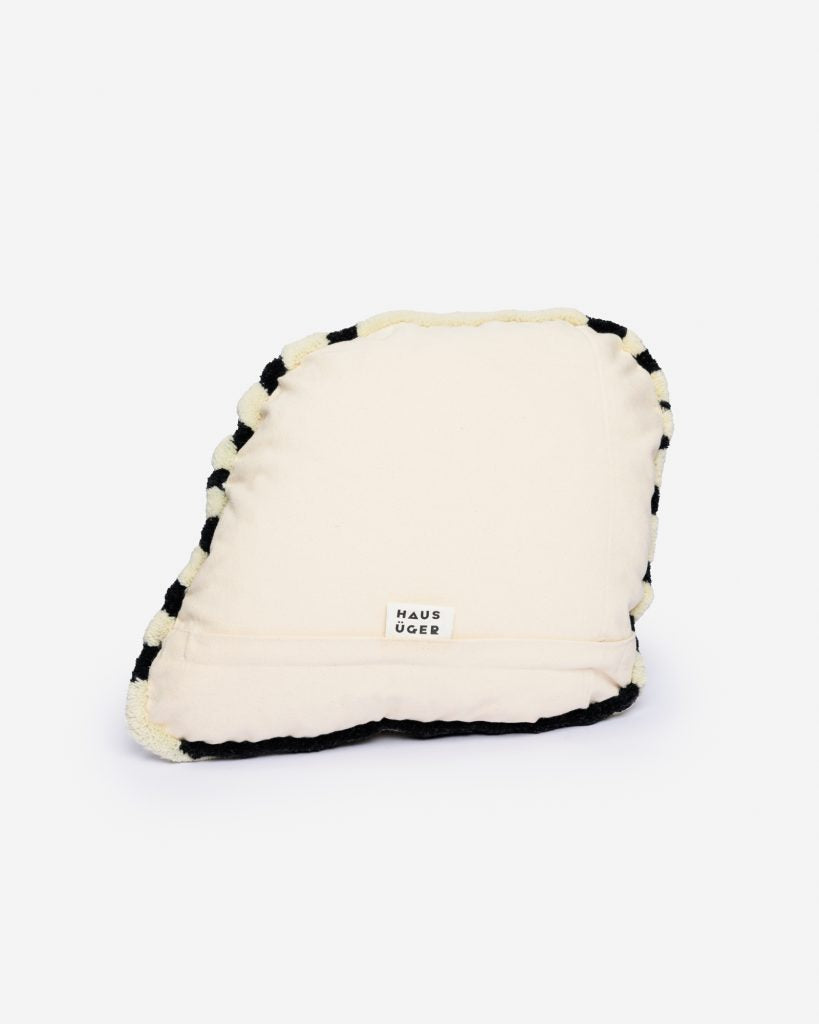 BONBON decorative pillow broken white with black