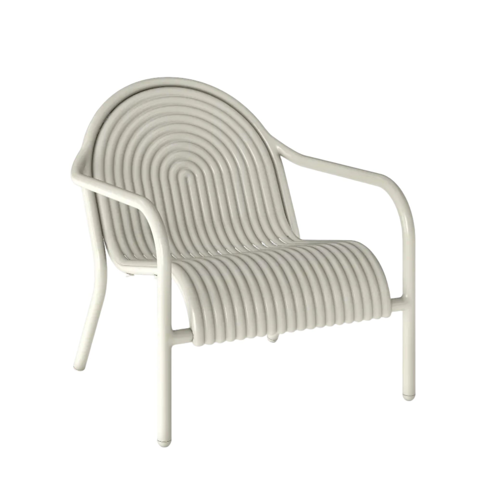 Outdoor Armchair GROOVE Broken White