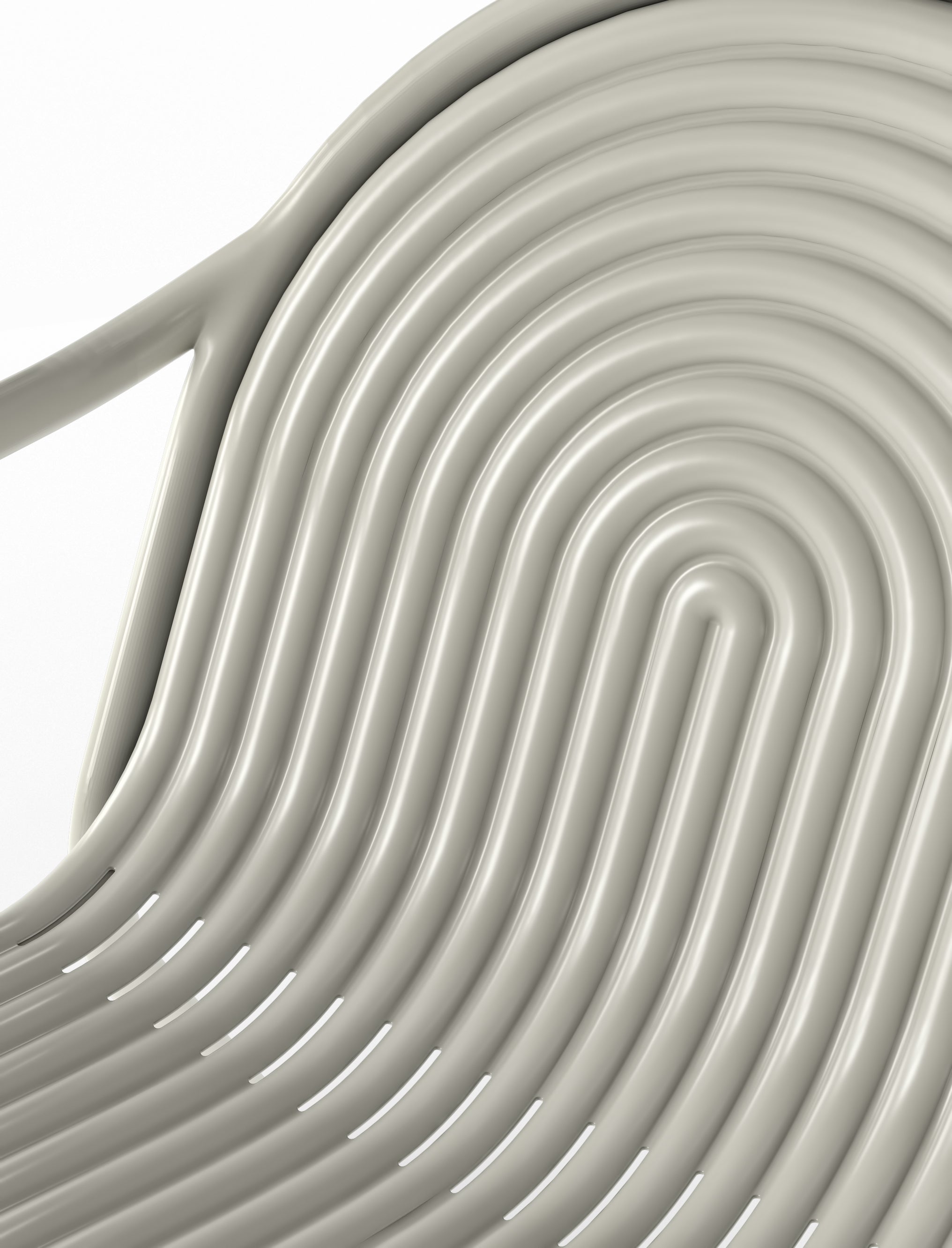 Outdoor Armchair GROOVE Broken White