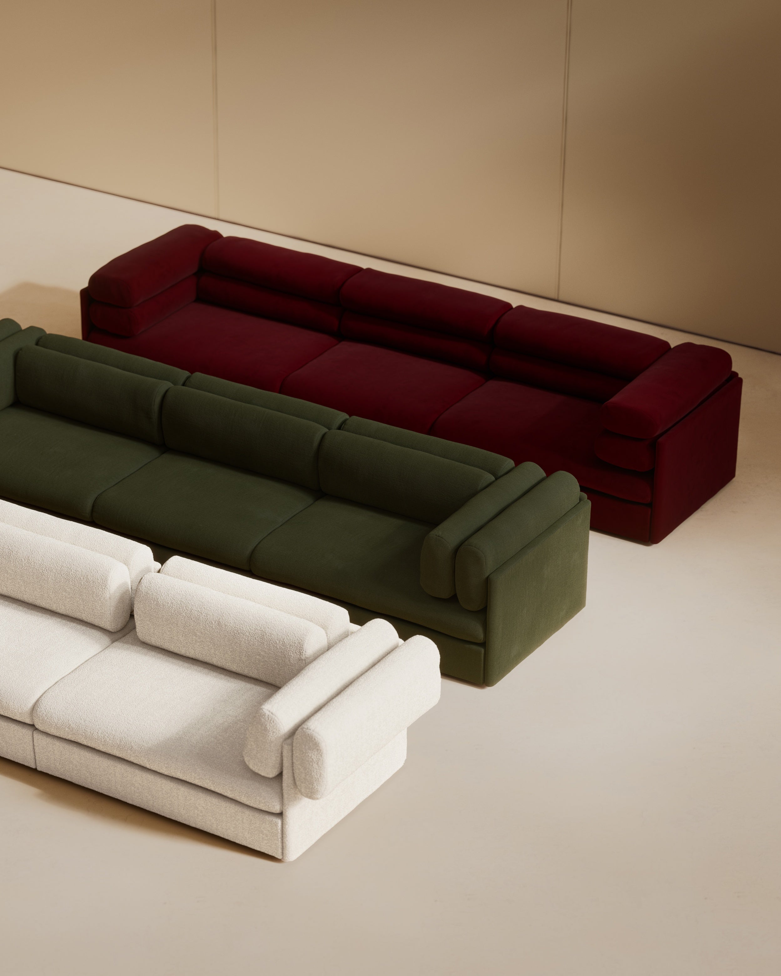 Upholstered 3-Seater Sofa ELOGIO