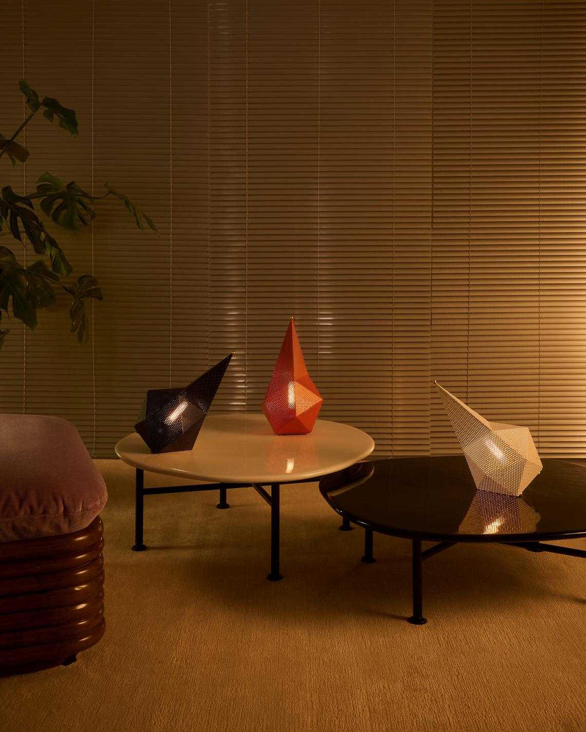 Prenosná lampa BAGDAD oranžová