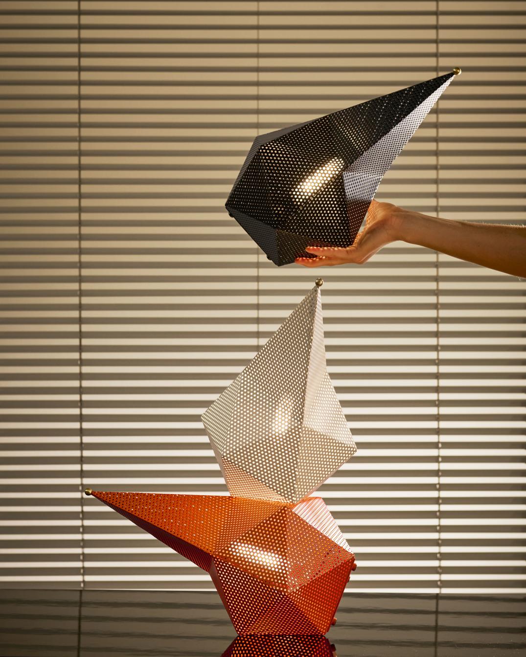 Prenosná lampa BAGDAD oranžová