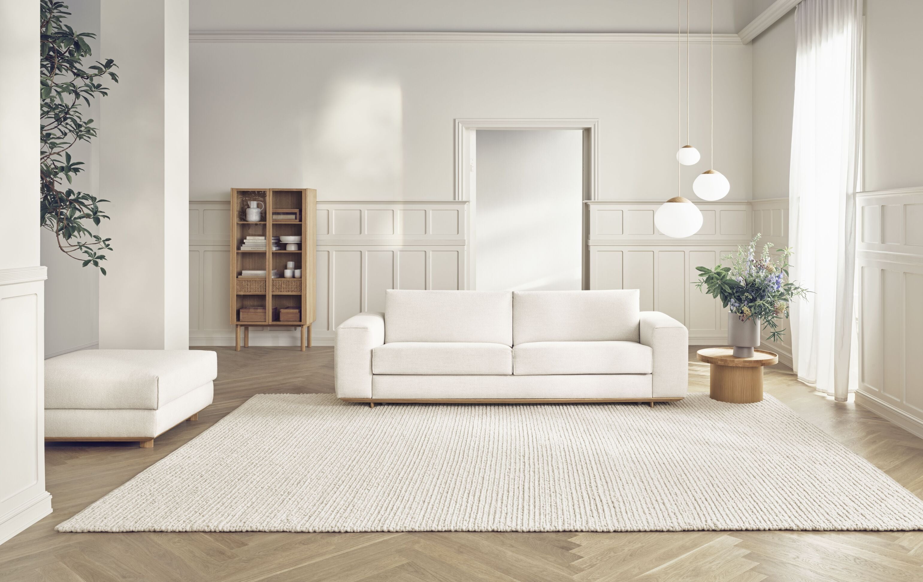 FUNO CARE Light gray rug