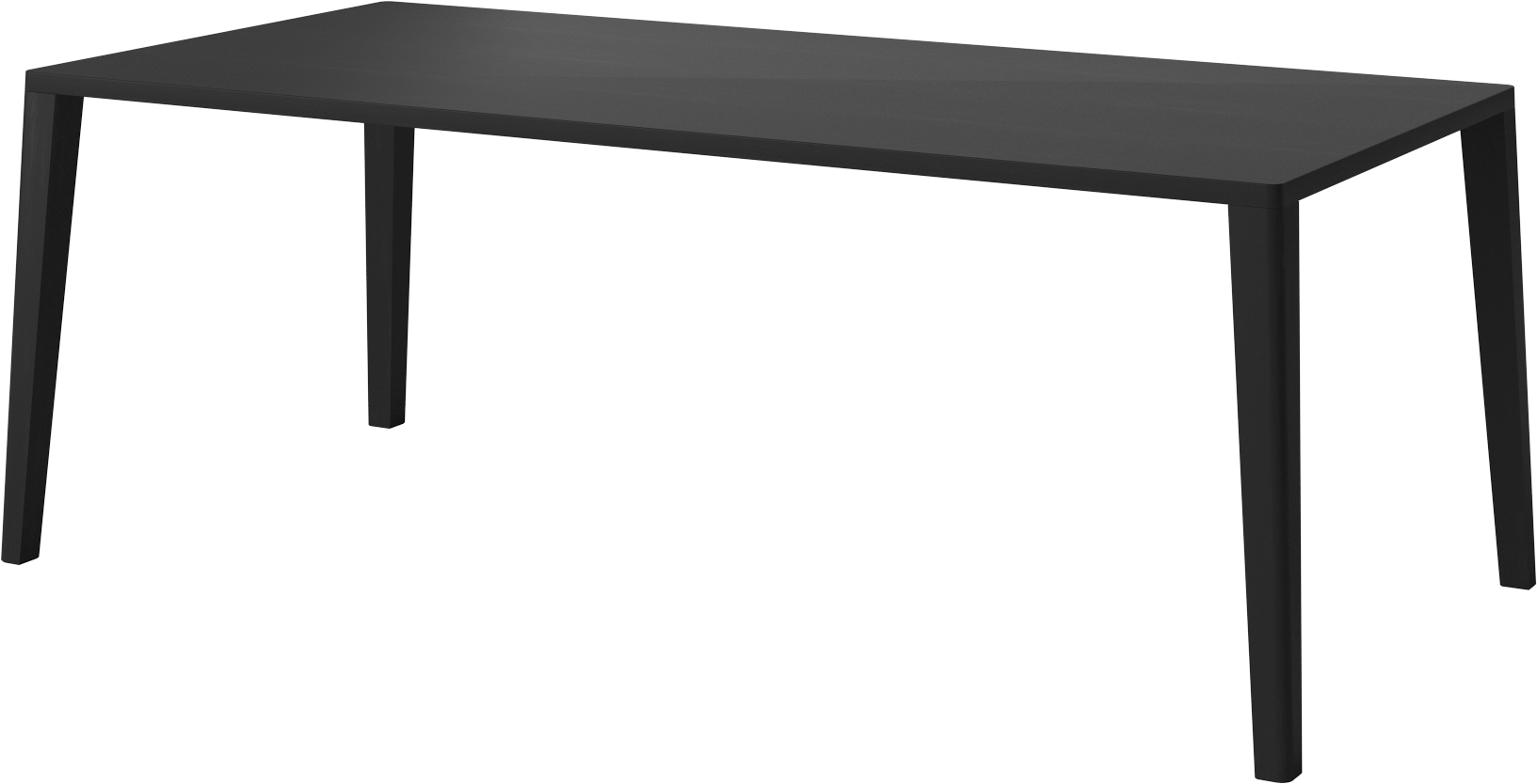 Stôl GRACEFUL čierne dubové drevo