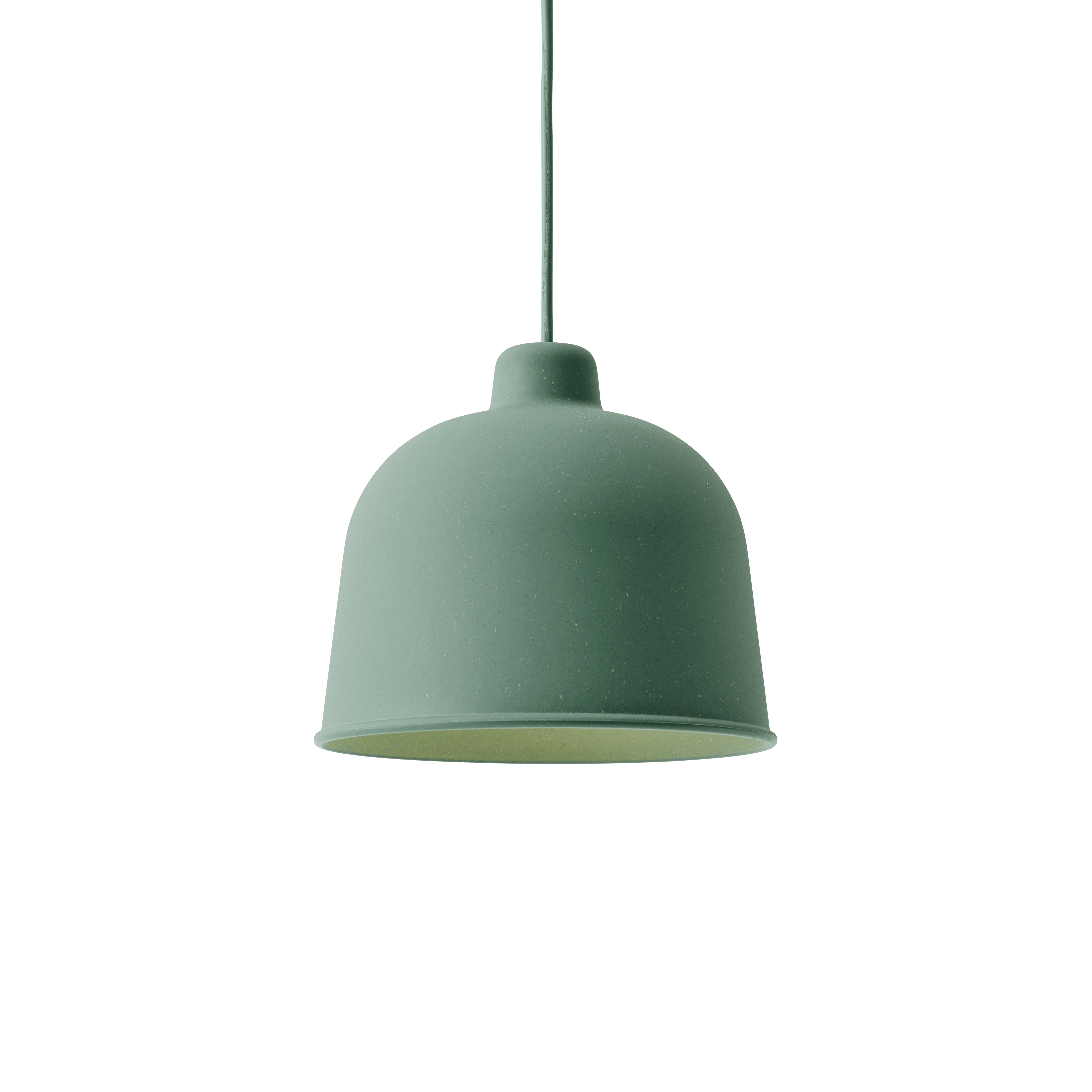 Závesná lampa GRAIN špinavá zelená