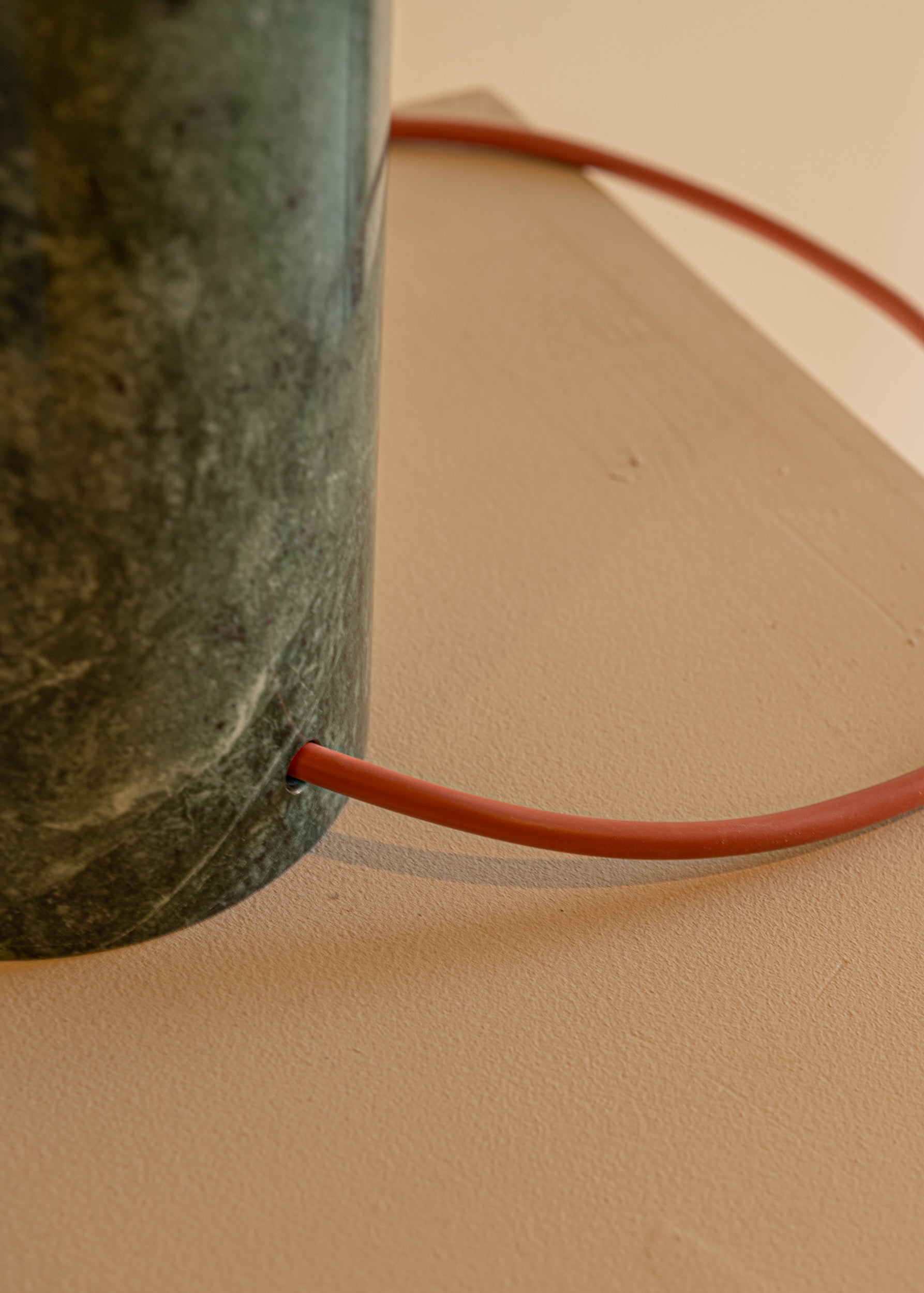 Stolná lampa PURA KELO zelený mramor