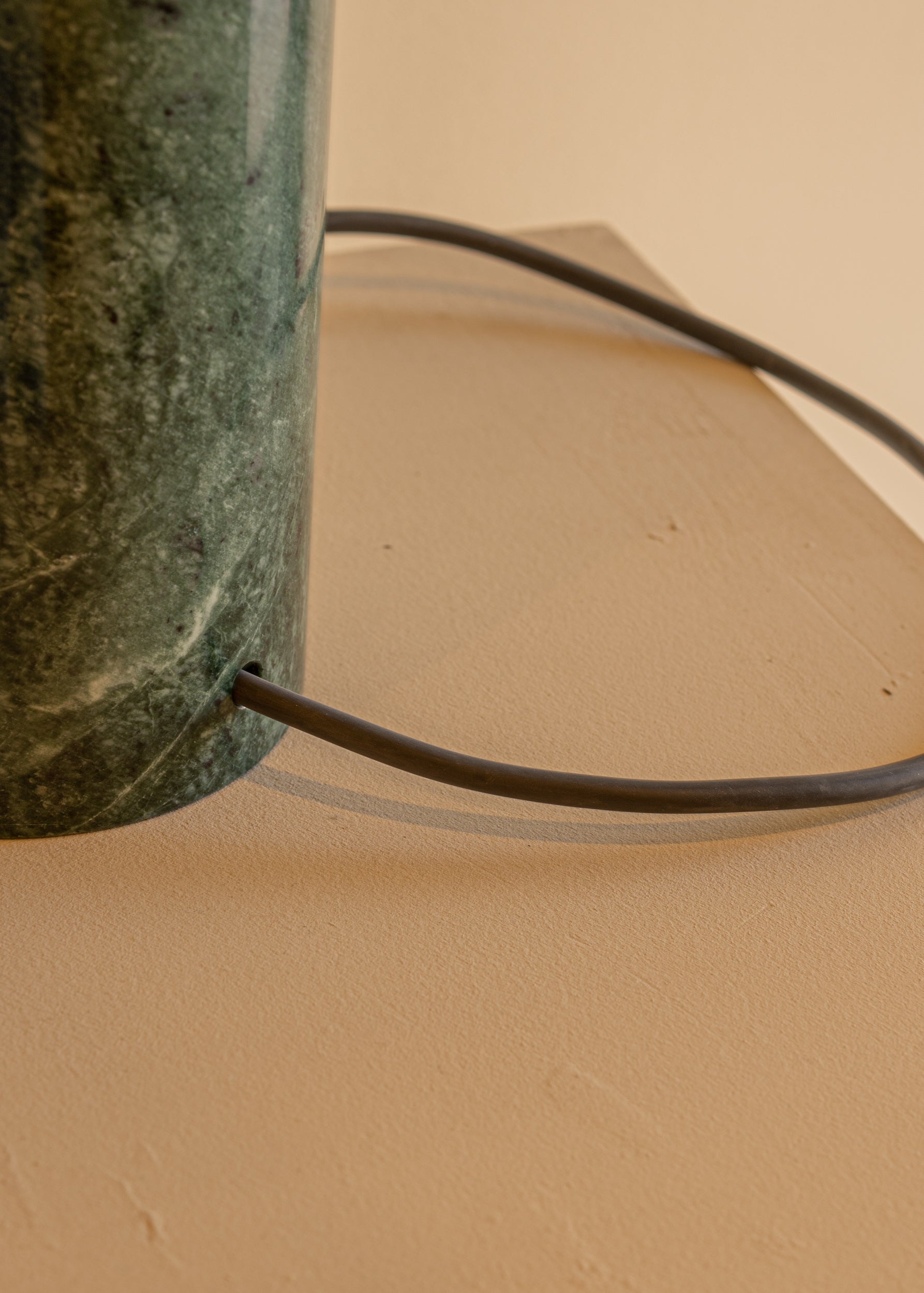 Stolná lampa PURA KELO zelený mramor