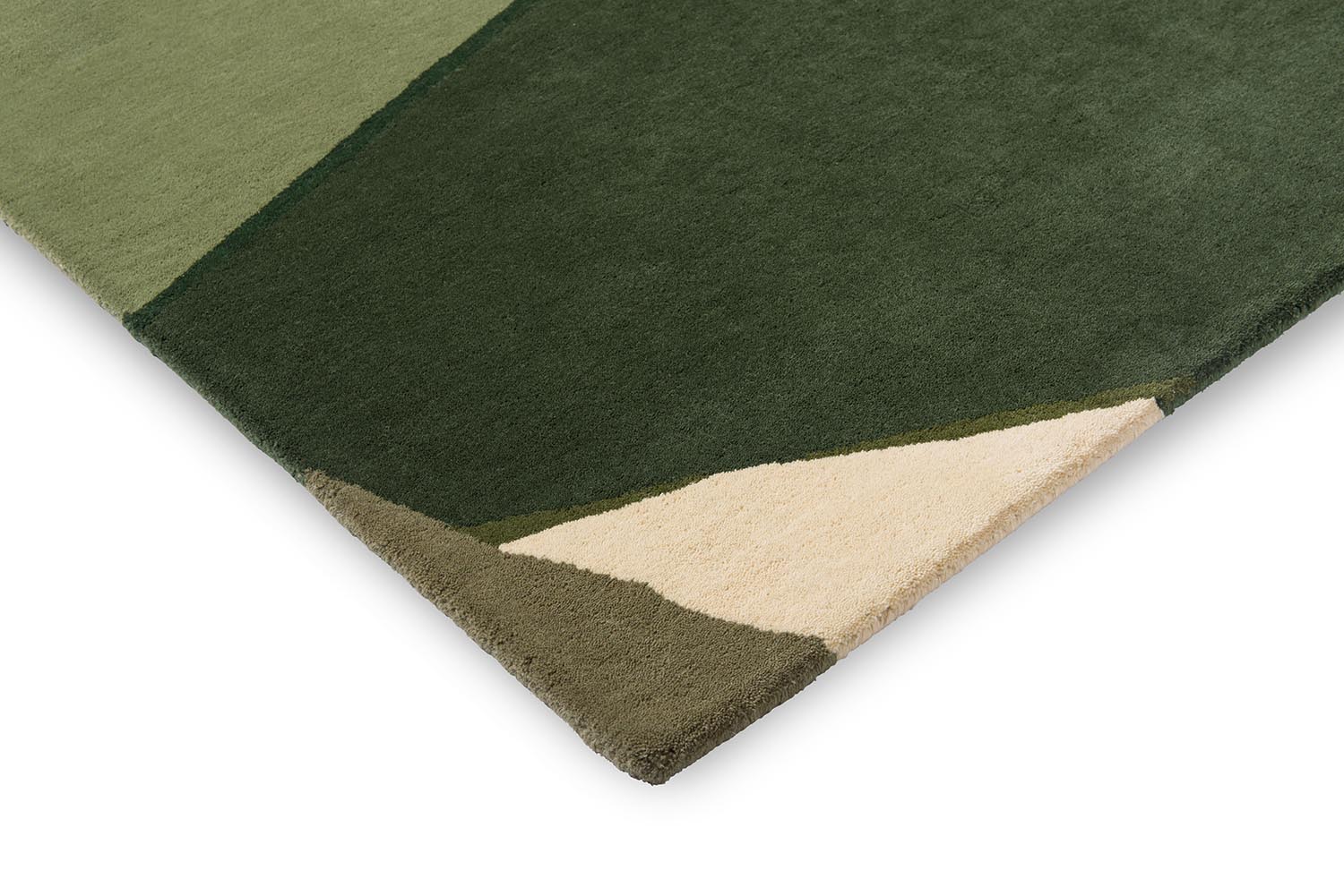 Sumi Reflect Fern Pistachio rug beige-green